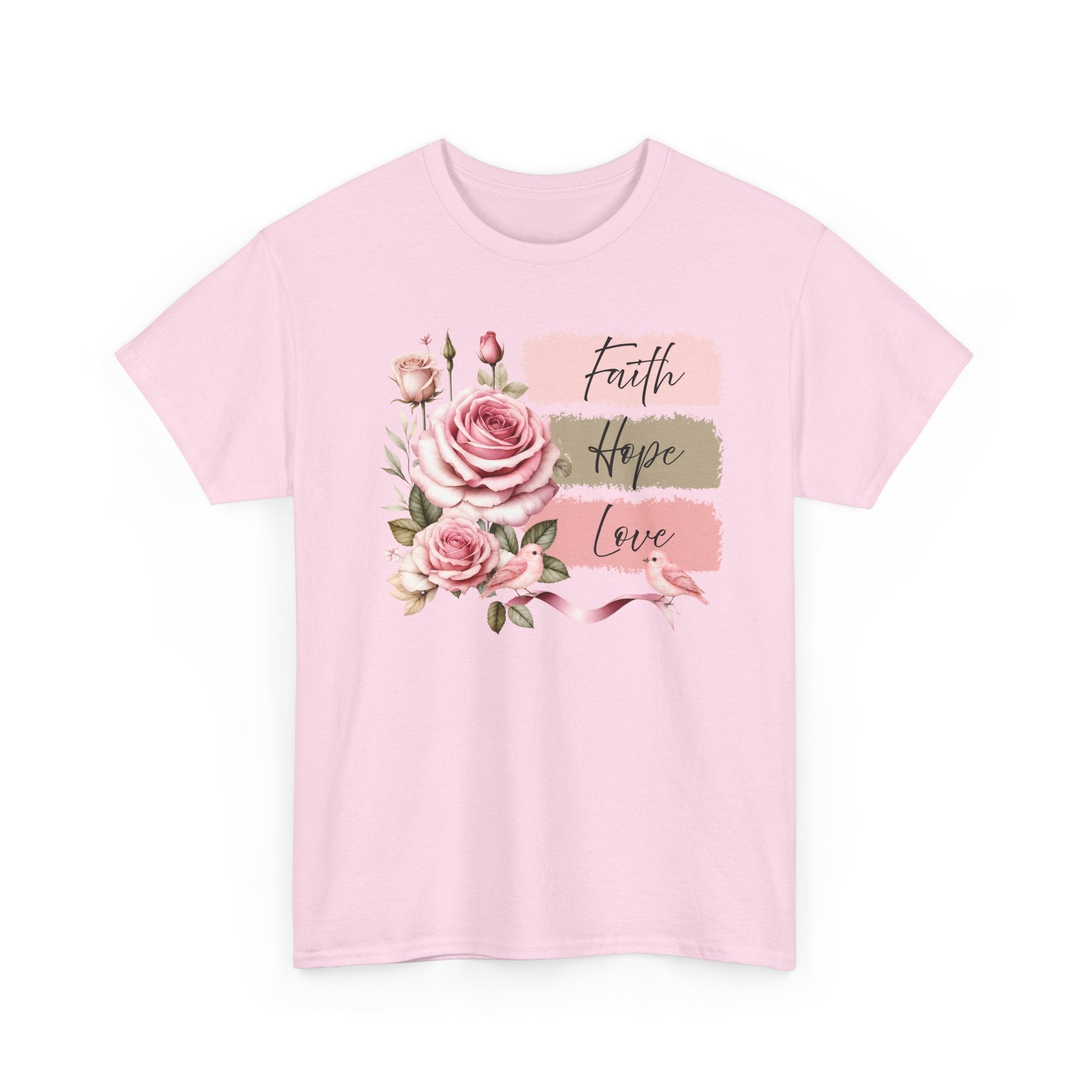 Faith Hope Love Floral T-Shirt