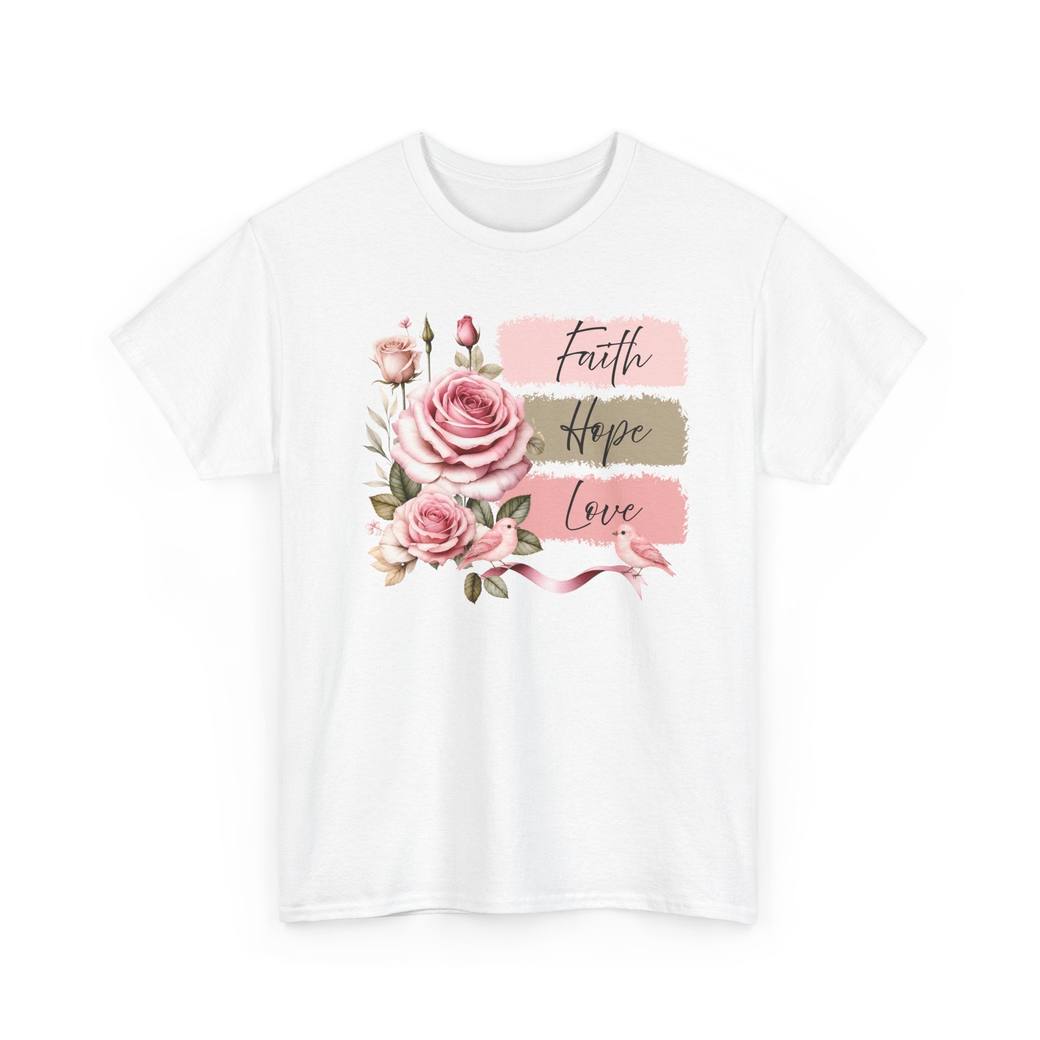 Faith Hope Love Floral T-Shirt