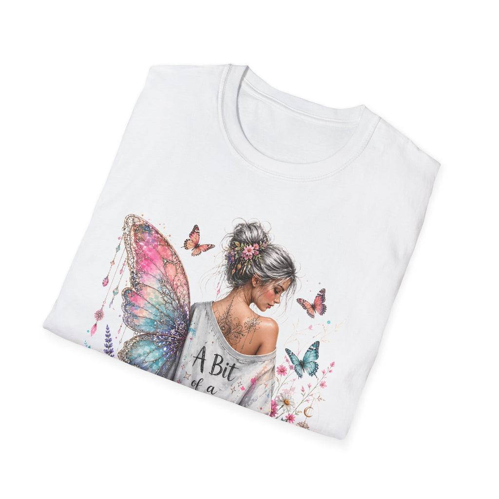 Butterfly Fairy T-Shirt — 'A Bit of a Mess' Floral Boho Tee