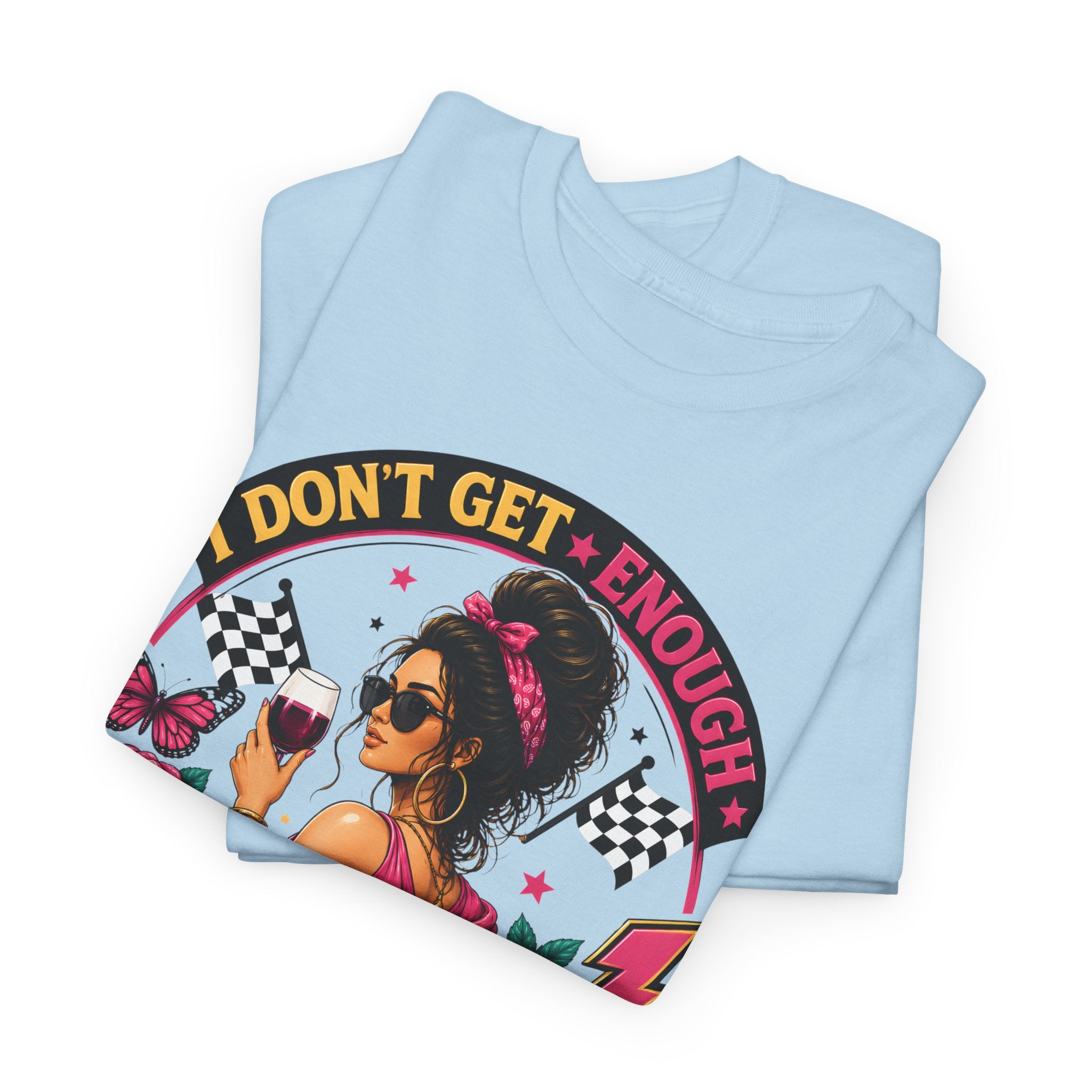T-Shirt — "I Don’t Get Enough Credit for the Things I Manage" Retro Floral Graphic Tee