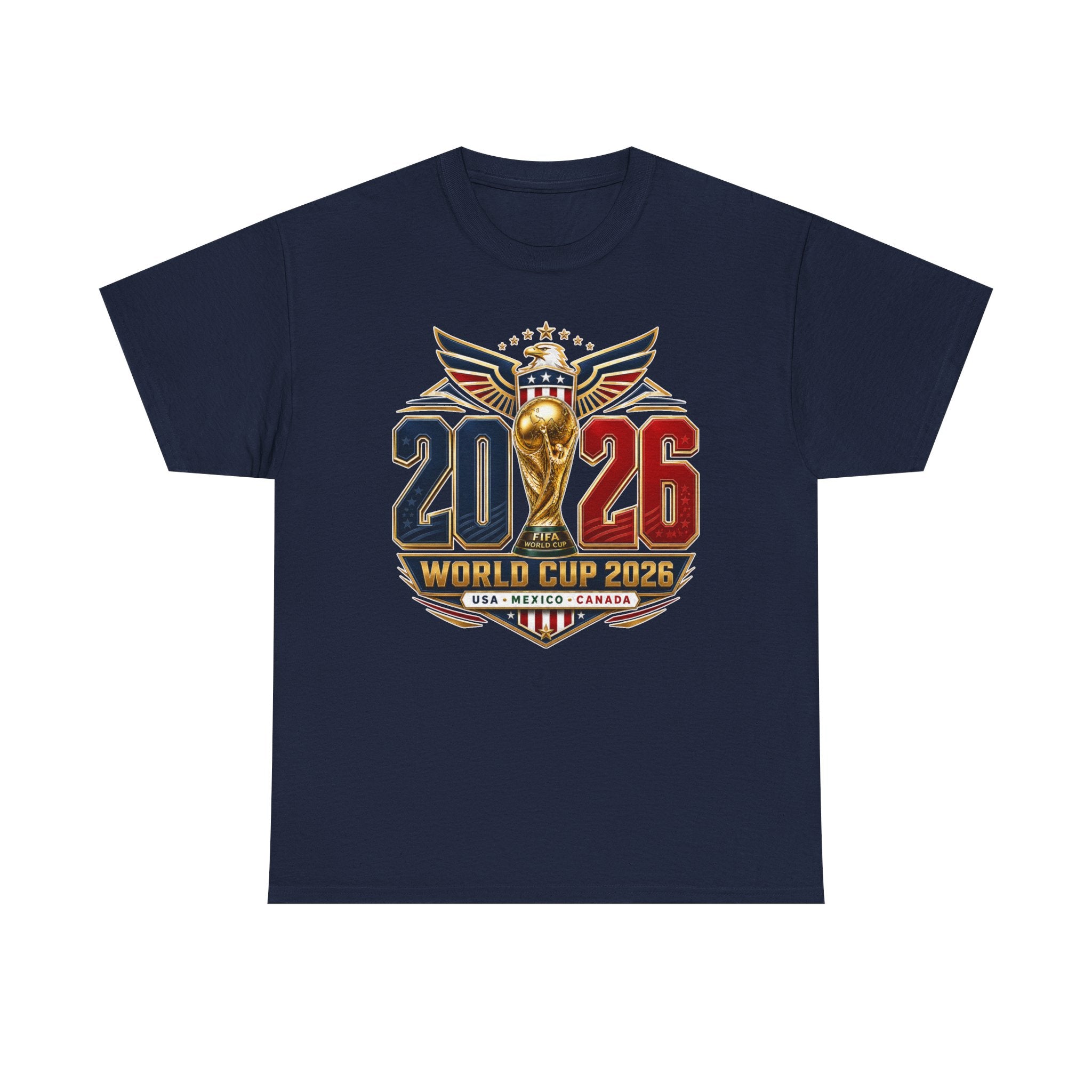 USA World Cup 2026 T-Shirt – USA Mexico Canada Soccer Trophy Design