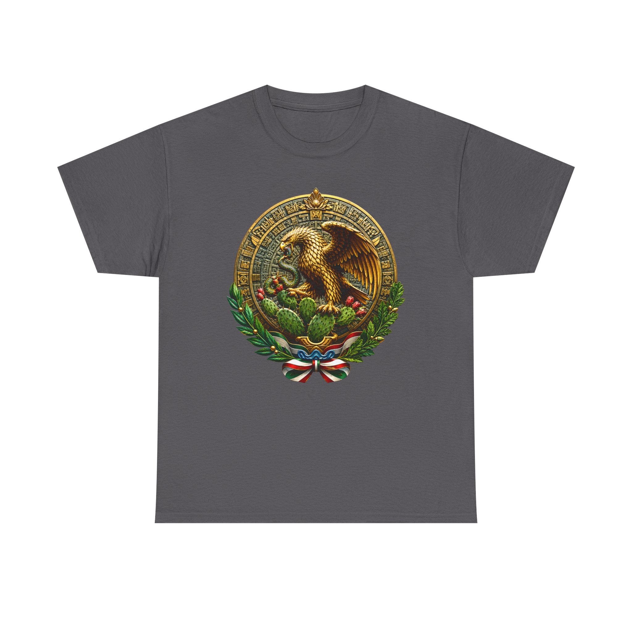 Mexican Eagle Crest T-Shirt — Vintage Mexican Coat of Arms Tee