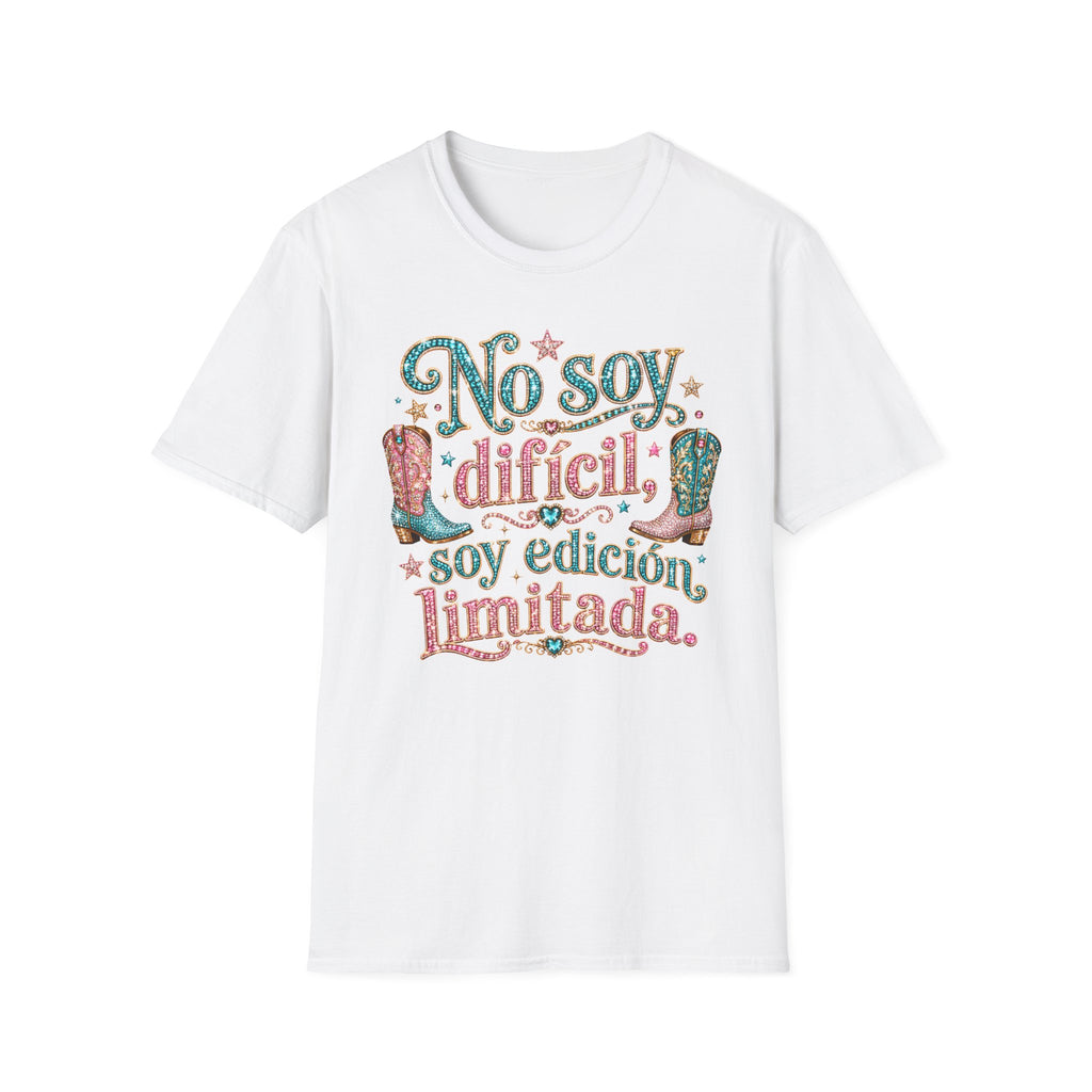No Soy Difícil Soy Edición Limitada Graphic T-Shirt