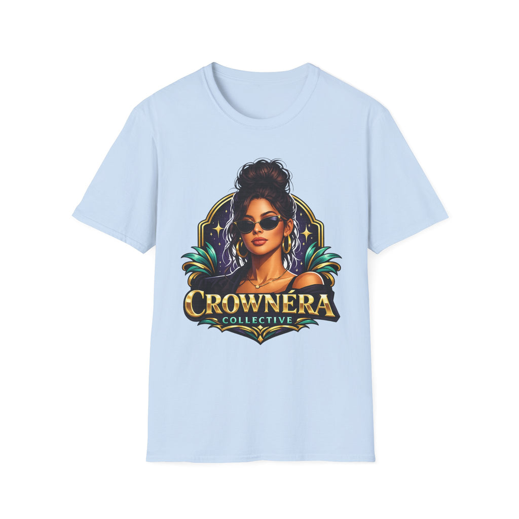 CrownEra Collective Graphic T-Shirt — Empowered Woman Logo Tee