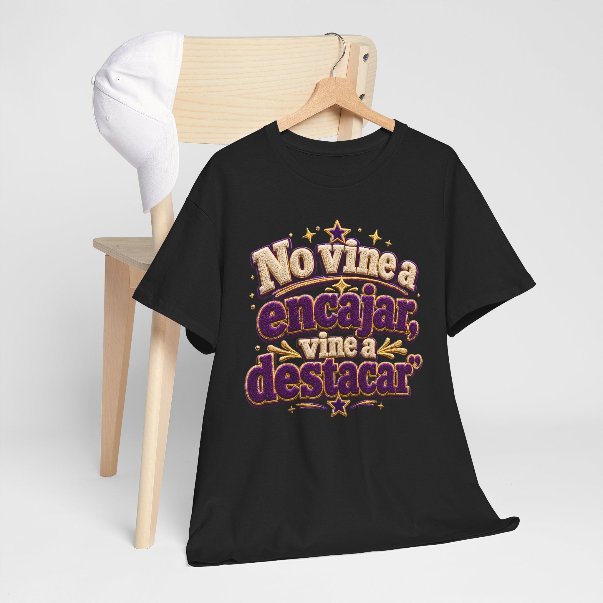 Spanish Quote T‑Shirt — "No Vine a Encajar, Vine a Destacar" Graphic Tee