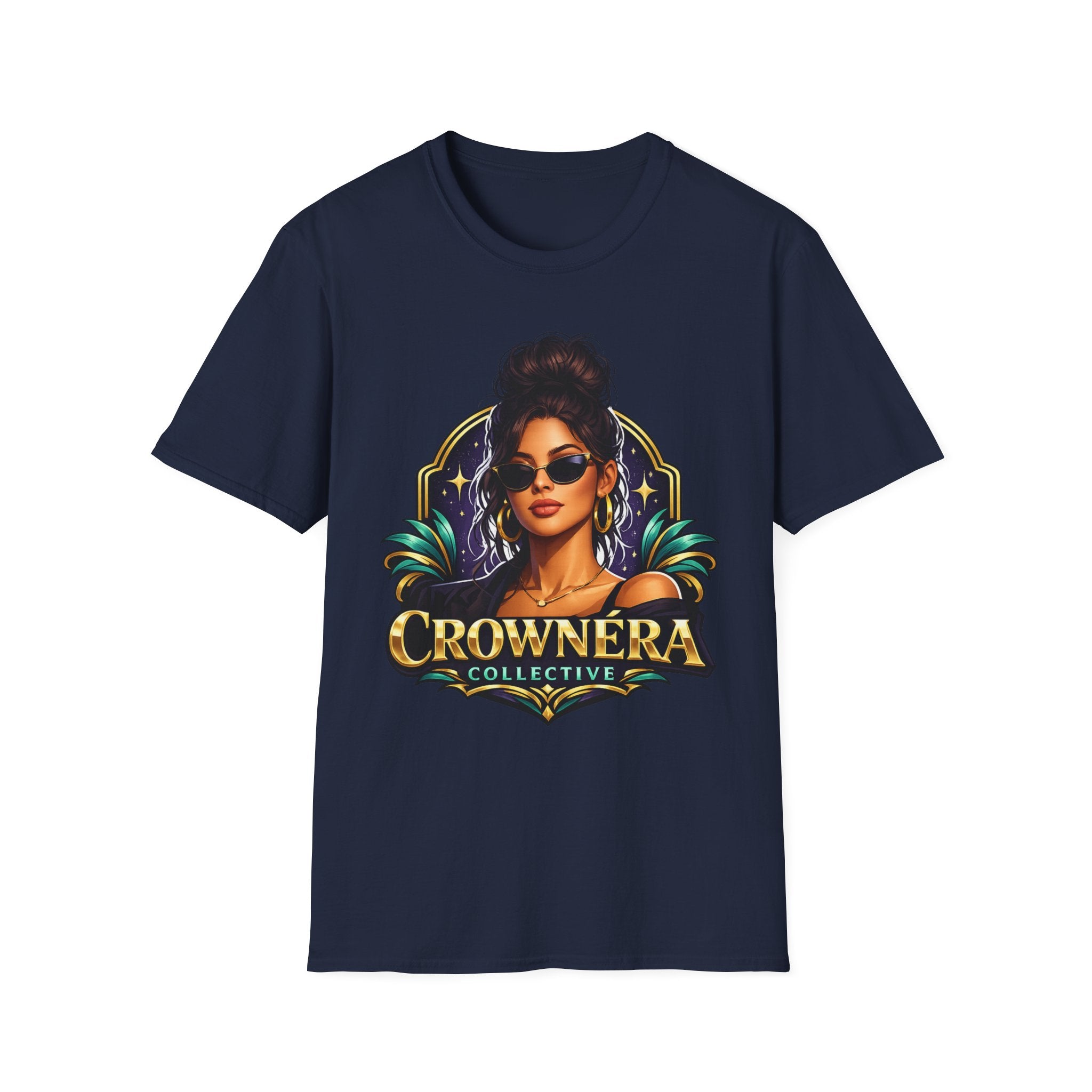 CrownEra Collective Graphic T-Shirt — Empowered Woman Logo Tee