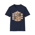 She Mom Floral Leopard Cross T‑Shirt — Mother’s Day Christian Mama Tee