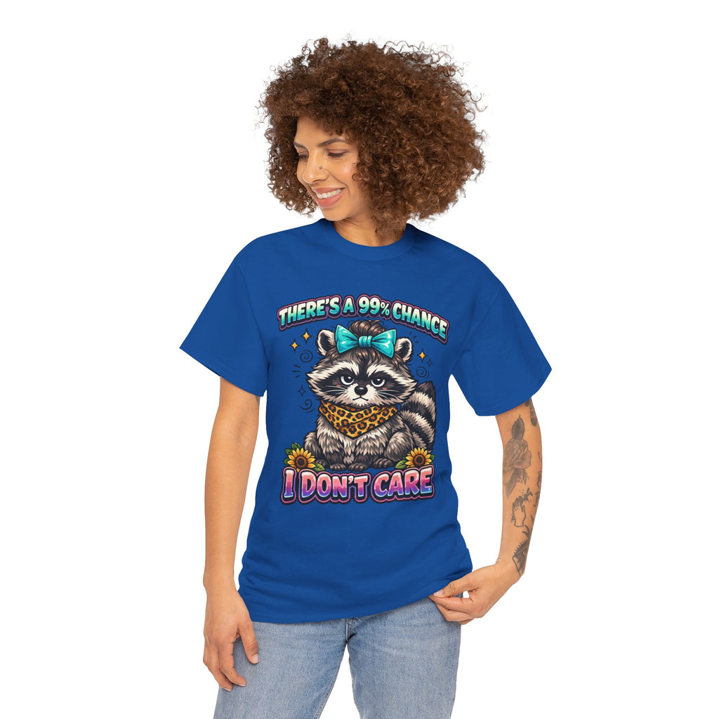 Raccoon 'There's a 99% Chance I Don't Care' Graphic Tee