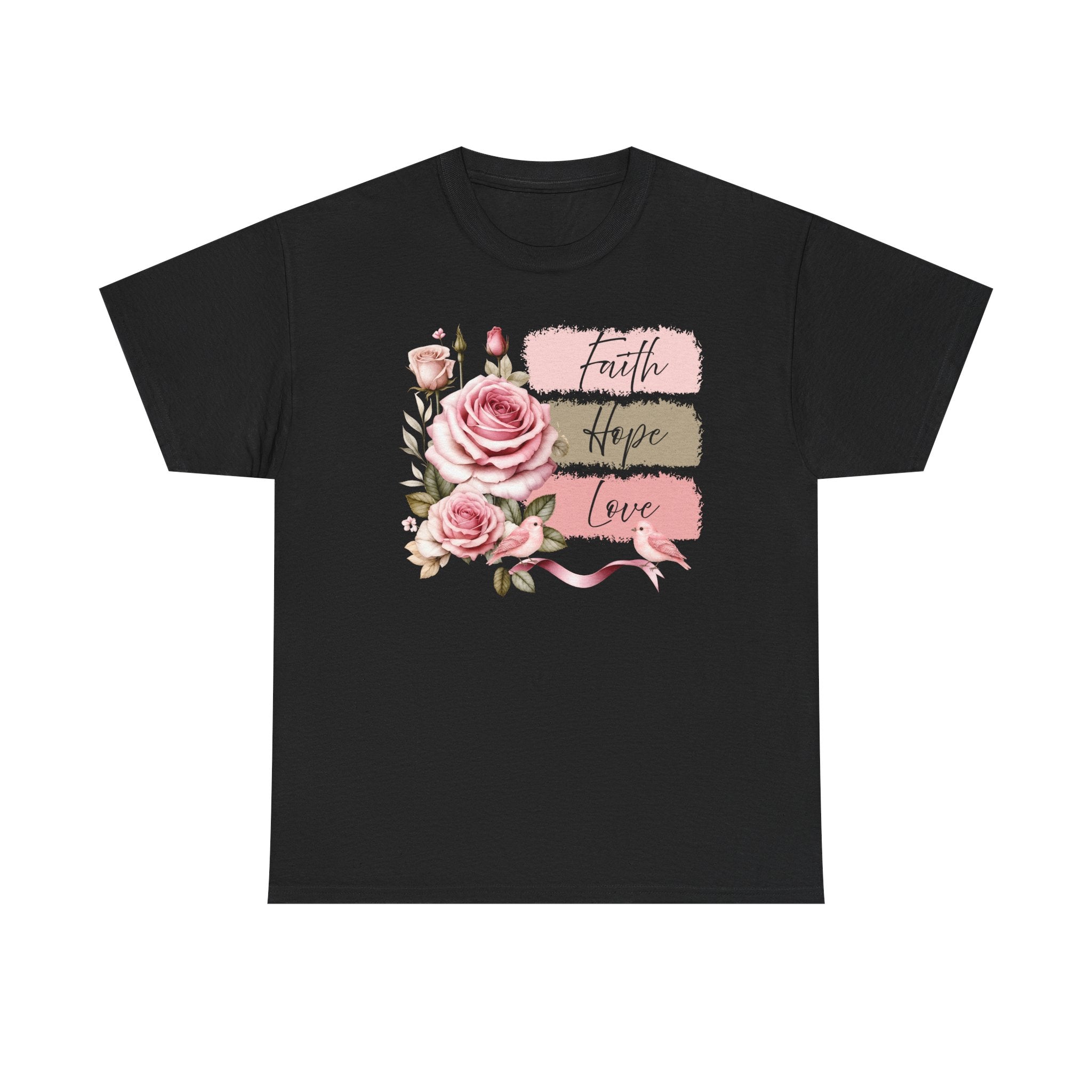 Faith Hope Love Floral T-Shirt