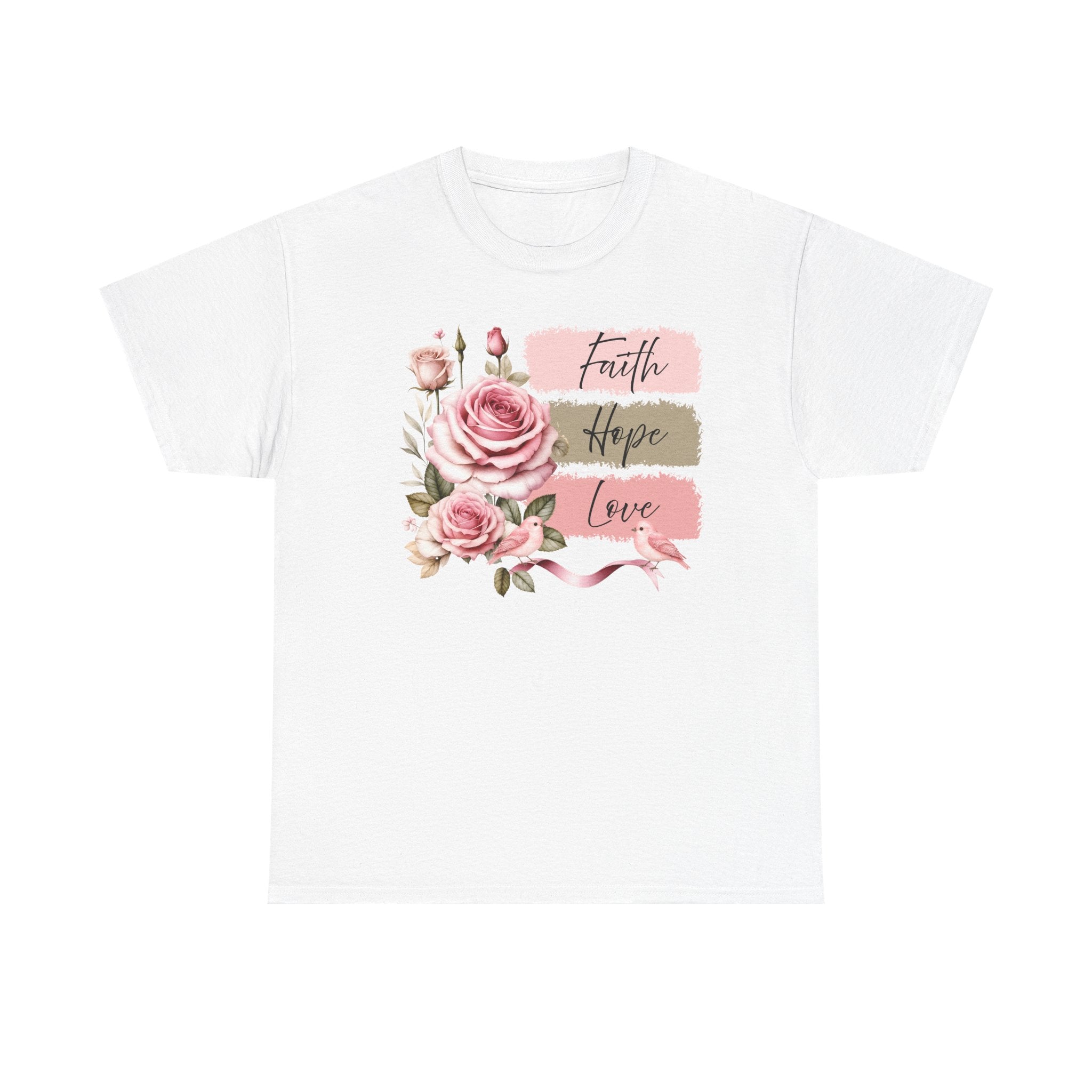 Faith Hope Love Floral T-Shirt
