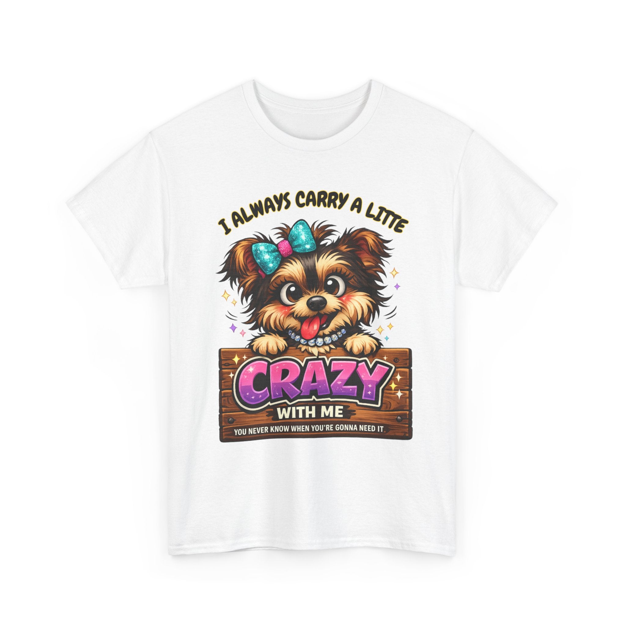 Funny Crazy Dog T-Shirt – Cute Chaos Shirt – Gift for Women Dog Lovers