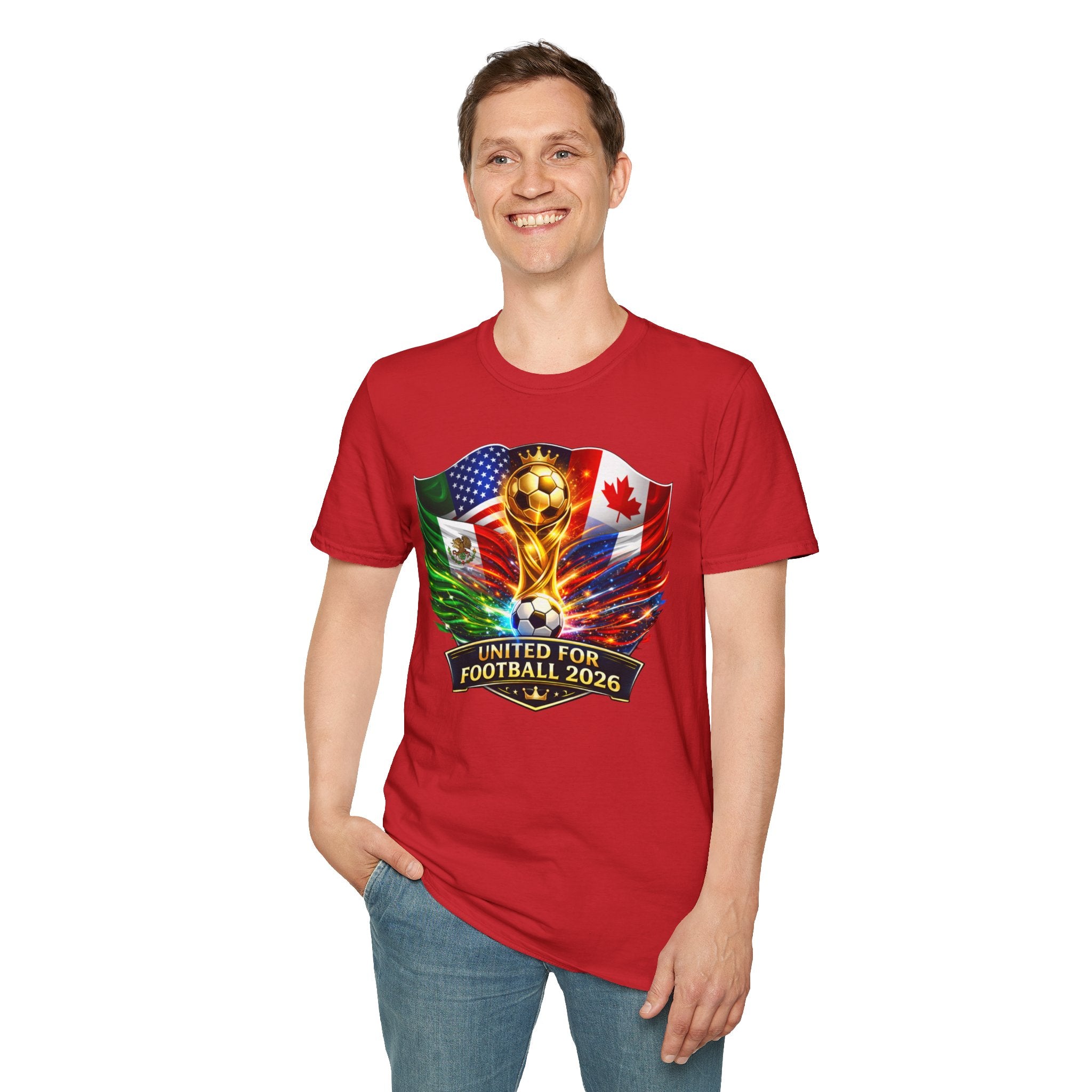 United For Football 2026 T-Shirt | USA Mexico Canada Soccer Fan Shirt | World Football 2026 Tee | Limited Edition