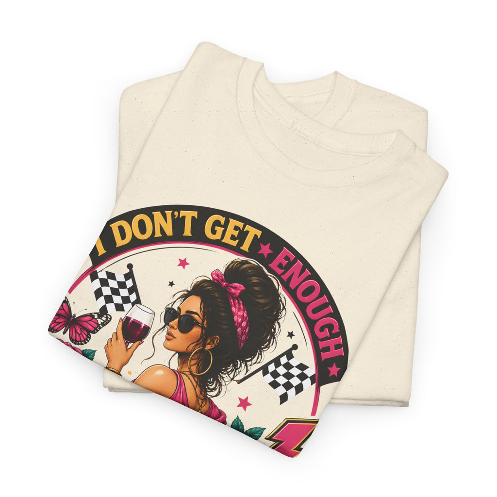 T-Shirt — "I Don’t Get Enough Credit for the Things I Manage" Retro Floral Graphic Tee
