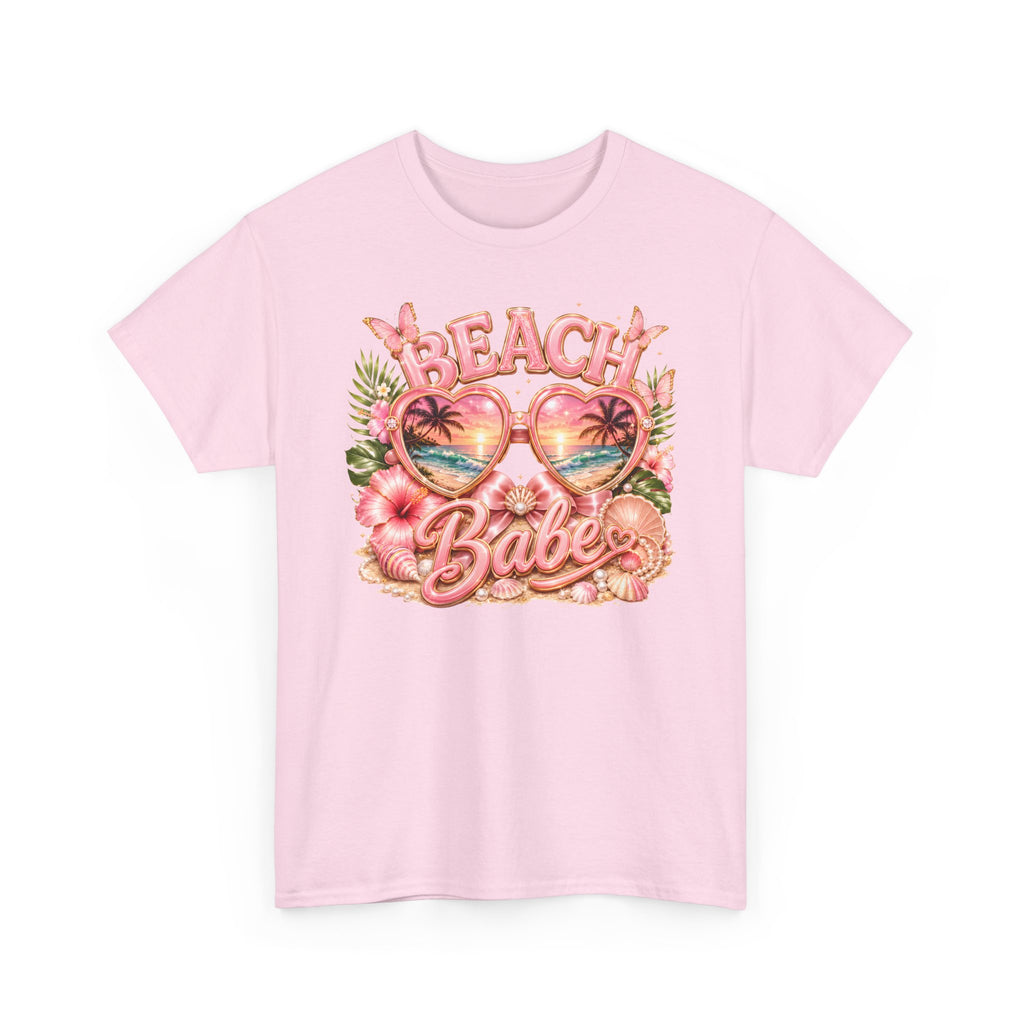 Beach Babe T-Shirt – Retro Tropical Sunglasses Graphic