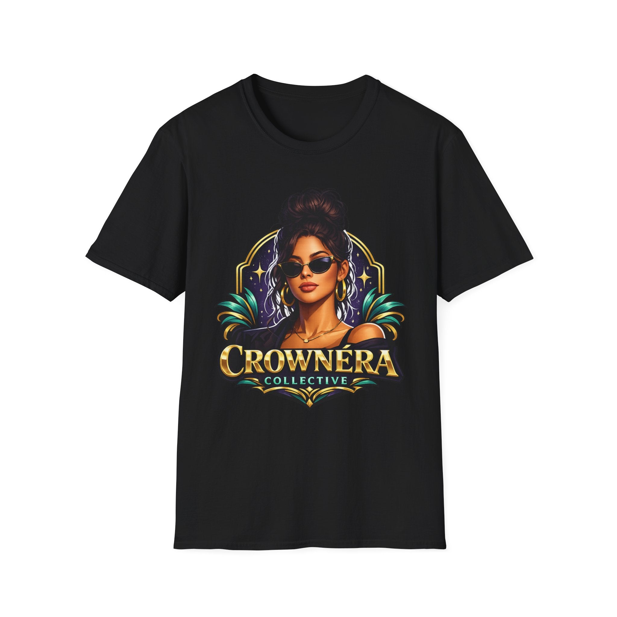 CrownEra Collective Graphic T-Shirt — Empowered Woman Logo Tee