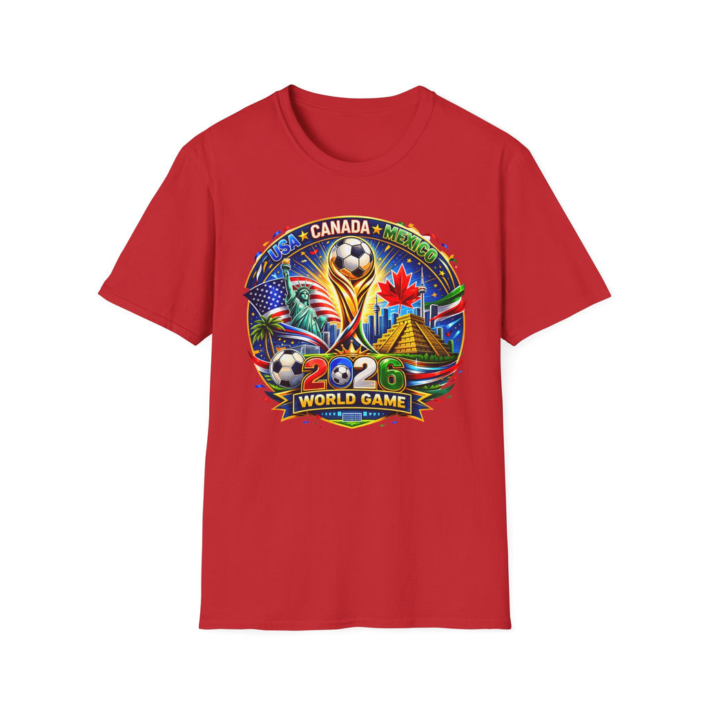 World Cup 2026 North America T-Shirt | USA Canada Mexico Soccer Fan Shirt | Limited Edition 2026 Football Tee