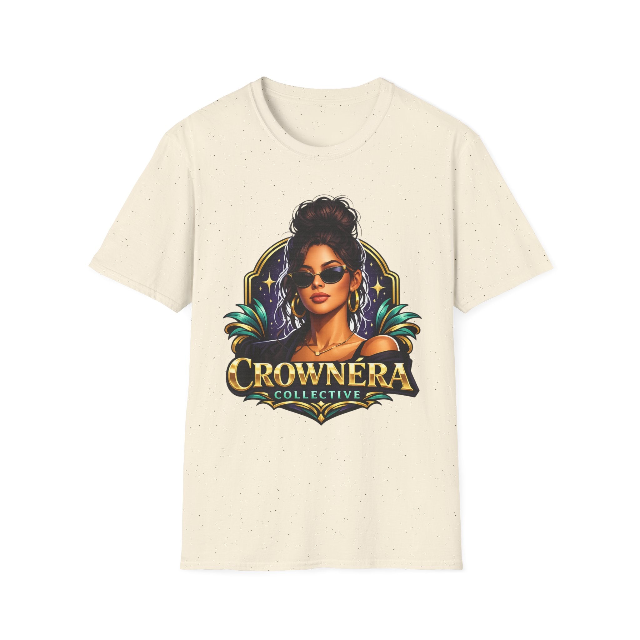 CrownEra Collective Graphic T-Shirt — Empowered Woman Logo Tee