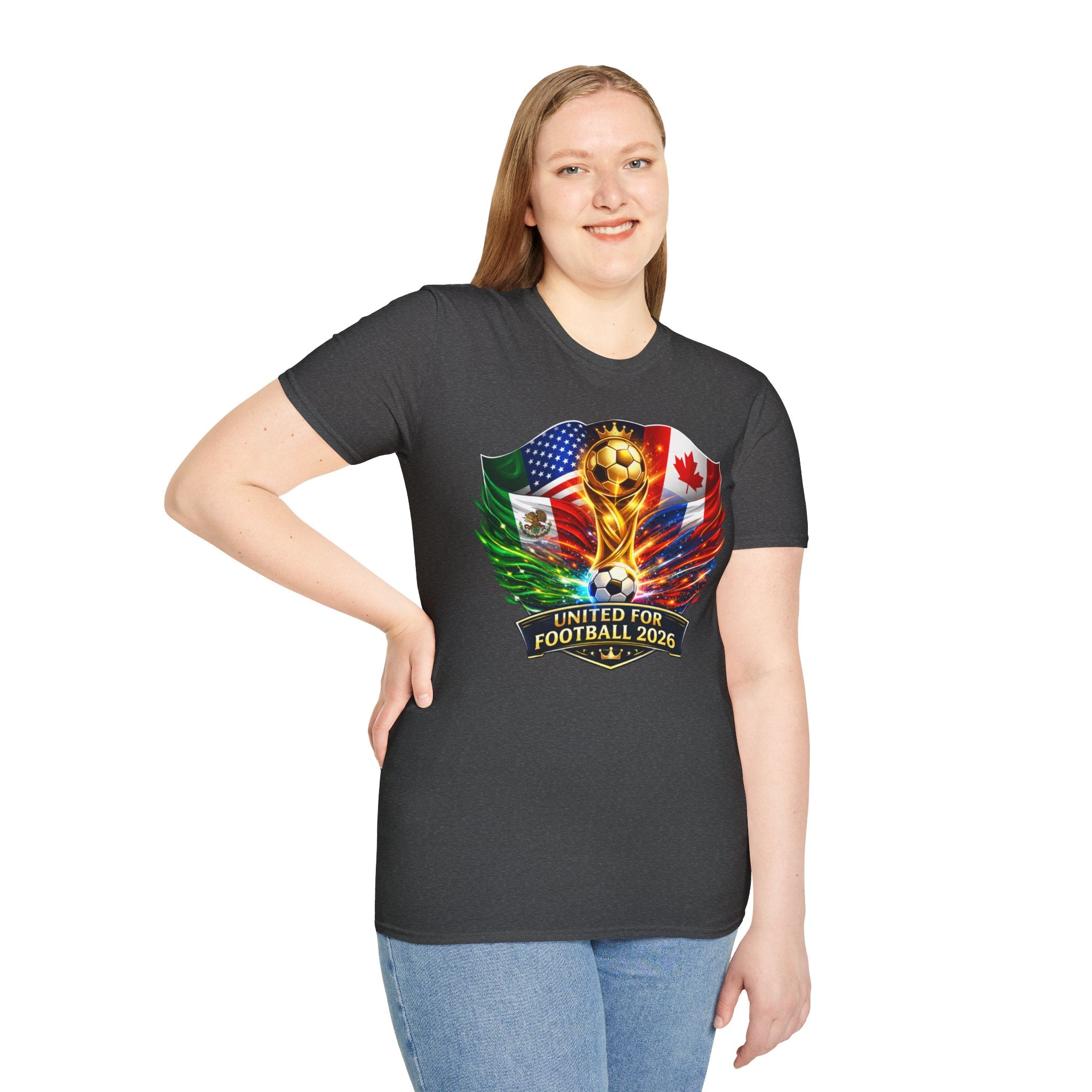 United For Football 2026 T-Shirt | USA Mexico Canada Soccer Fan Shirt | World Football 2026 Tee | Limited Edition