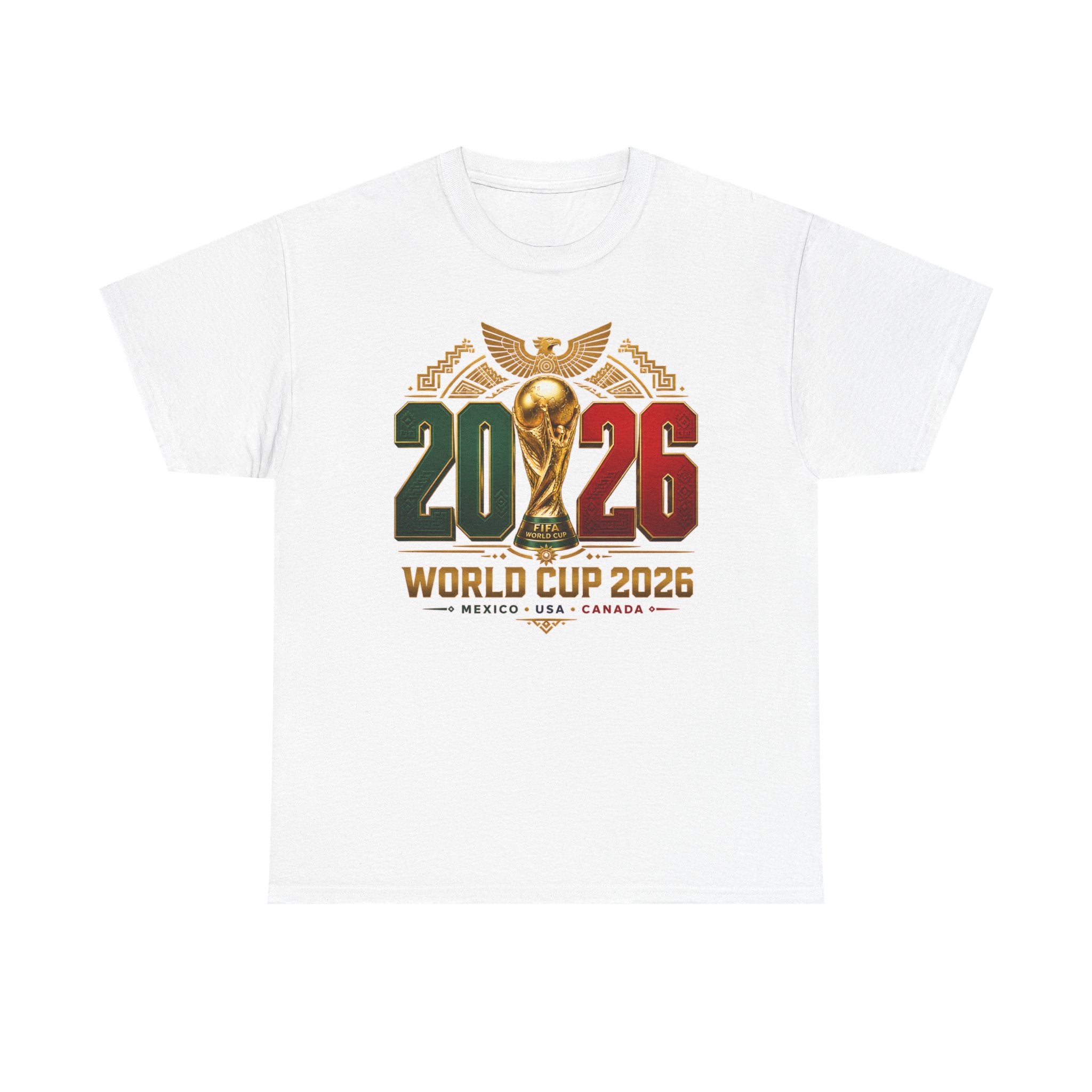 Mexican World Cup 2026 T-Shirt — Mexico USA Canada Soccer Trophy Design