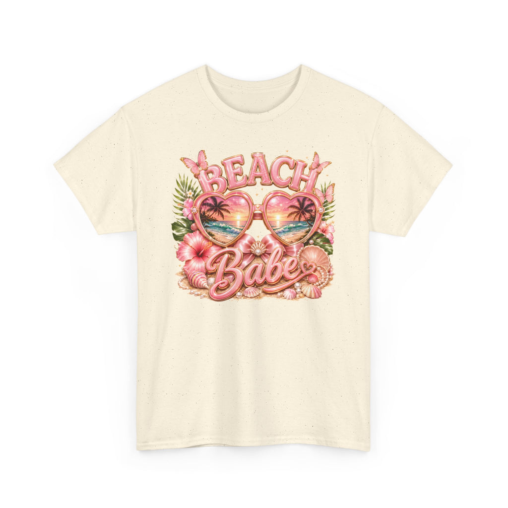 Beach Babe T-Shirt – Retro Tropical Sunglasses Graphic