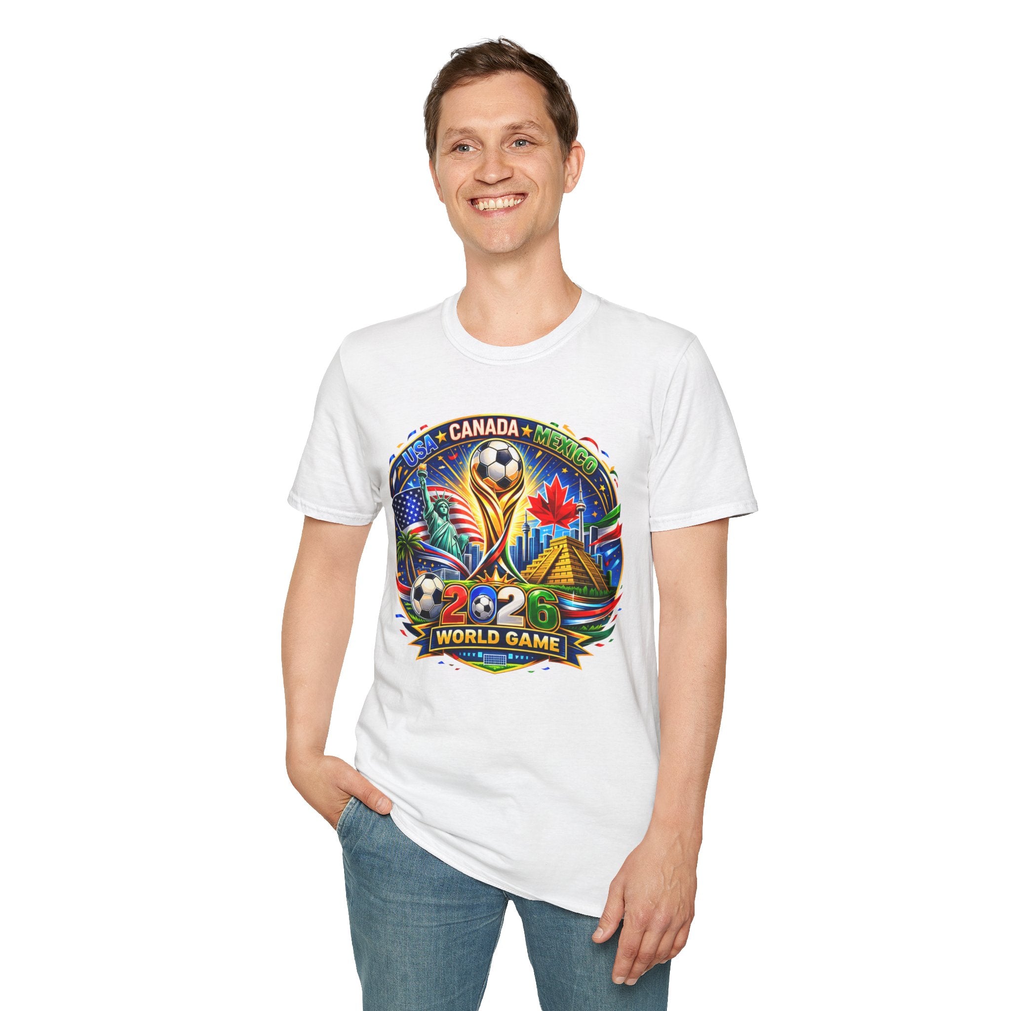 World Cup 2026 North America T-Shirt | USA Canada Mexico Soccer Fan Shirt | Limited Edition 2026 Football Tee
