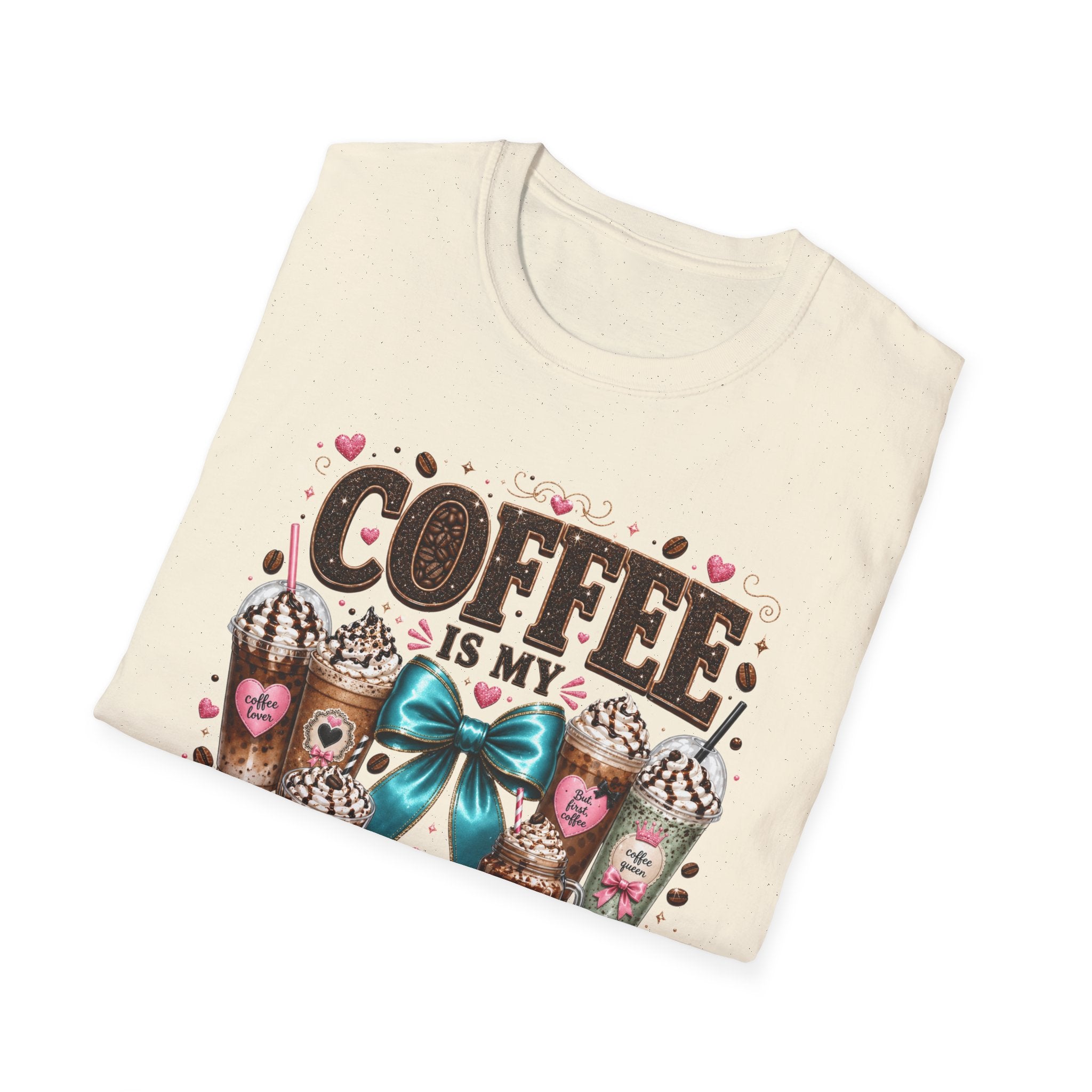 Coffee Is My Soul Food T-Shirt — Cute Coffee Cup Graphic Tee