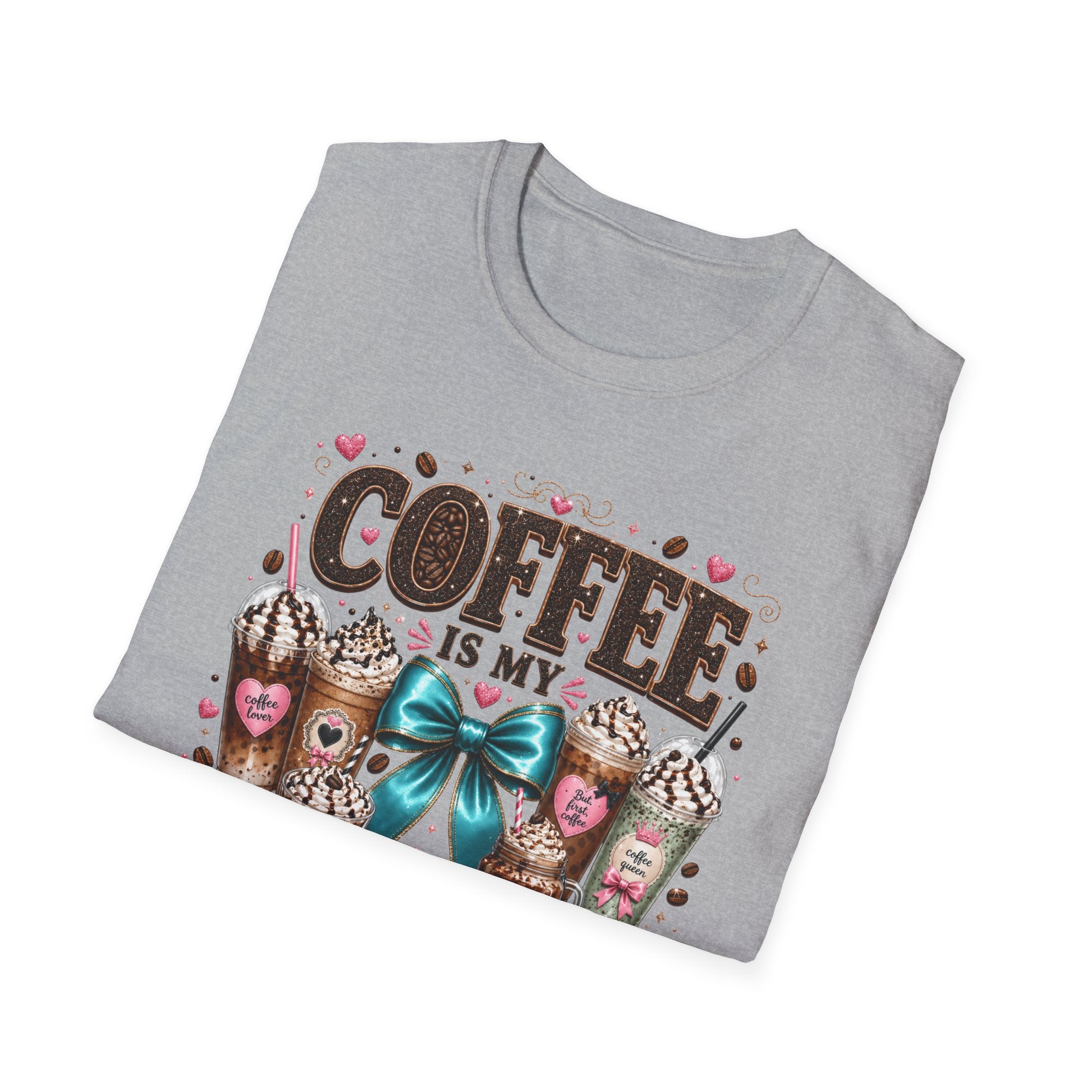 Coffee Is My Soul Food T-Shirt — Cute Coffee Cup Graphic Tee
