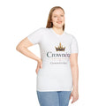 Crownéra Collective T-Shirt | Crown Logo Tee | “Crowned to Rise” Inspirational Shirt | Unisex Softstyle Graphic Tee