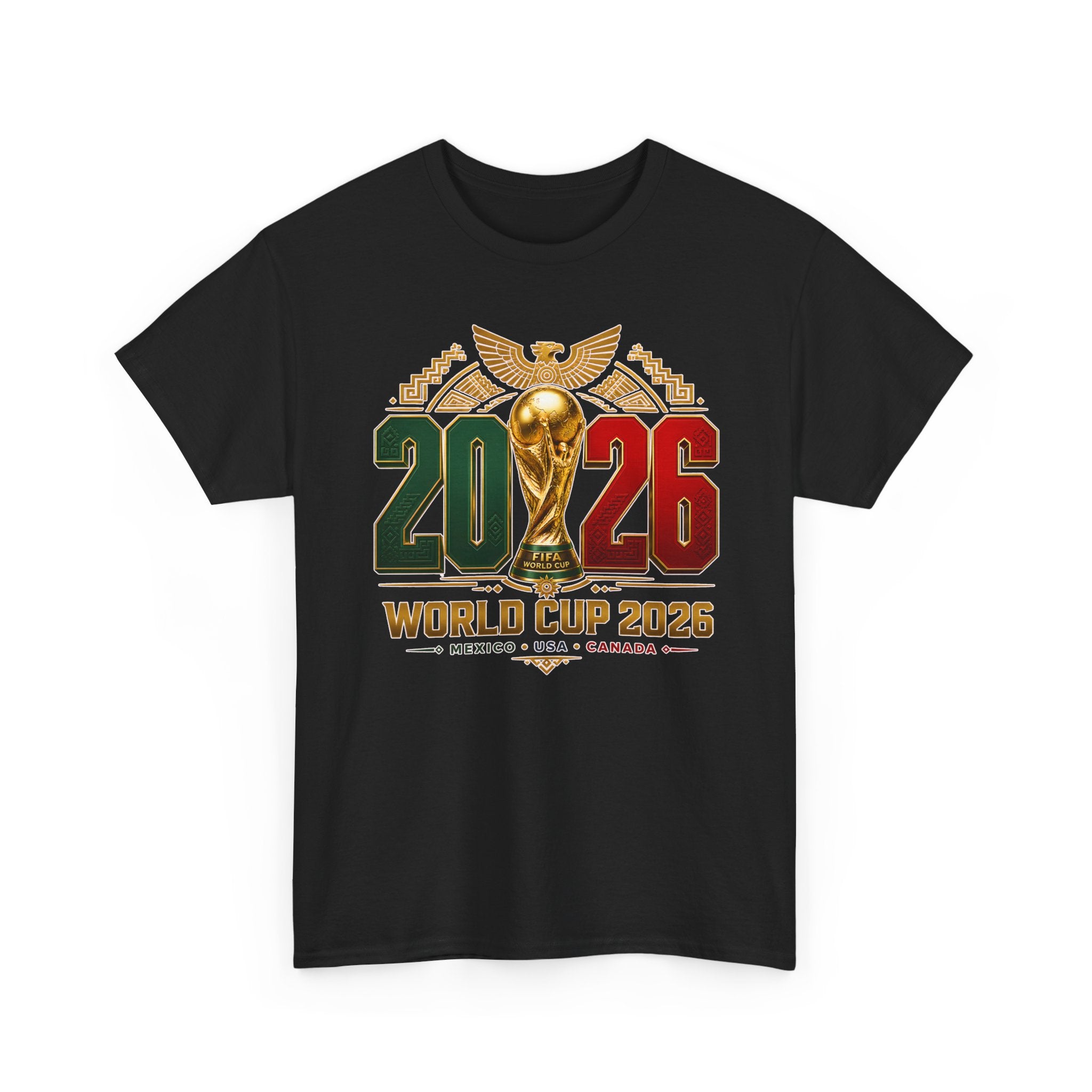Mexican World Cup 2026 T-Shirt — Mexico USA Canada Soccer Trophy Design