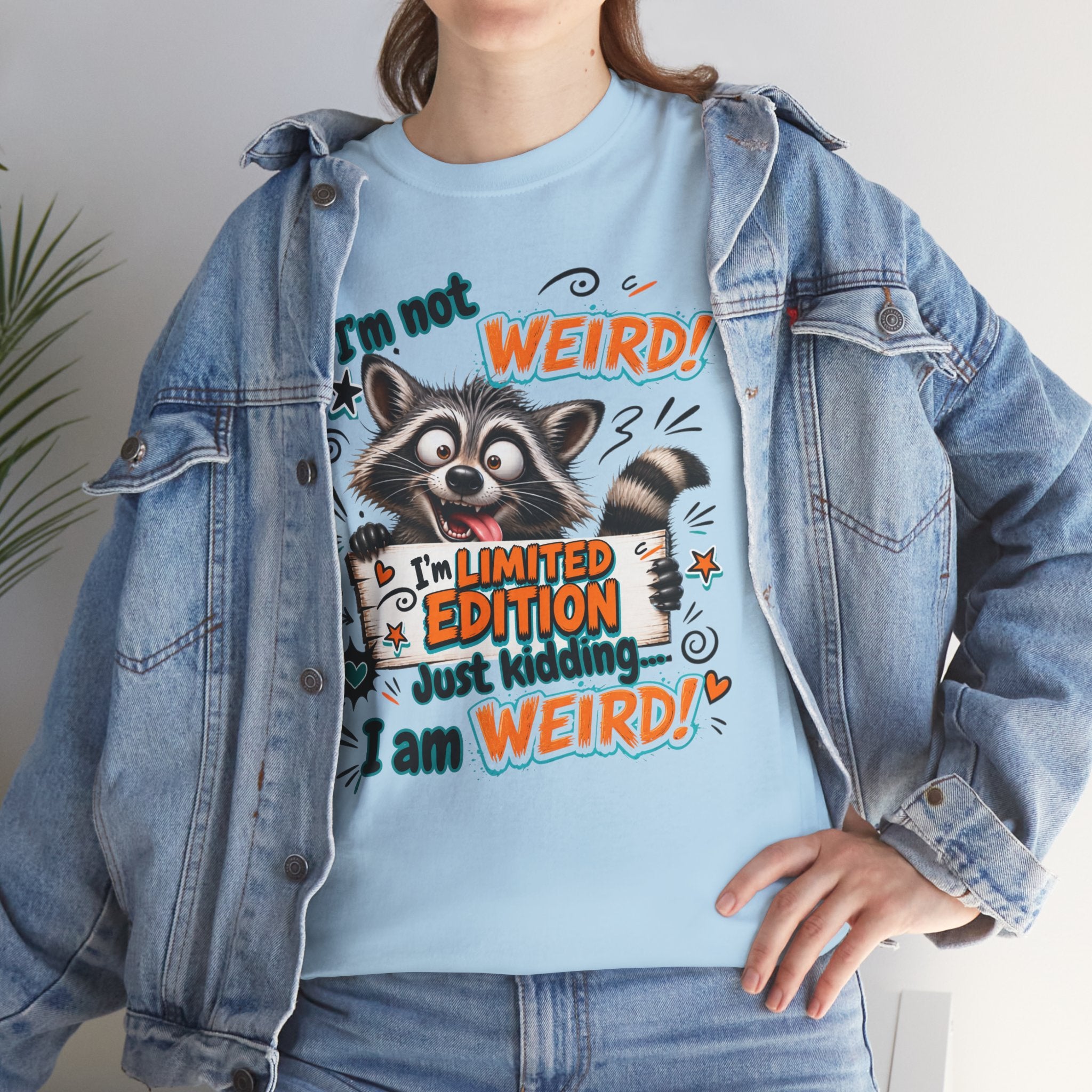 Raccoon 'I'm Not Weird — Limited Edition' Graphic Tee