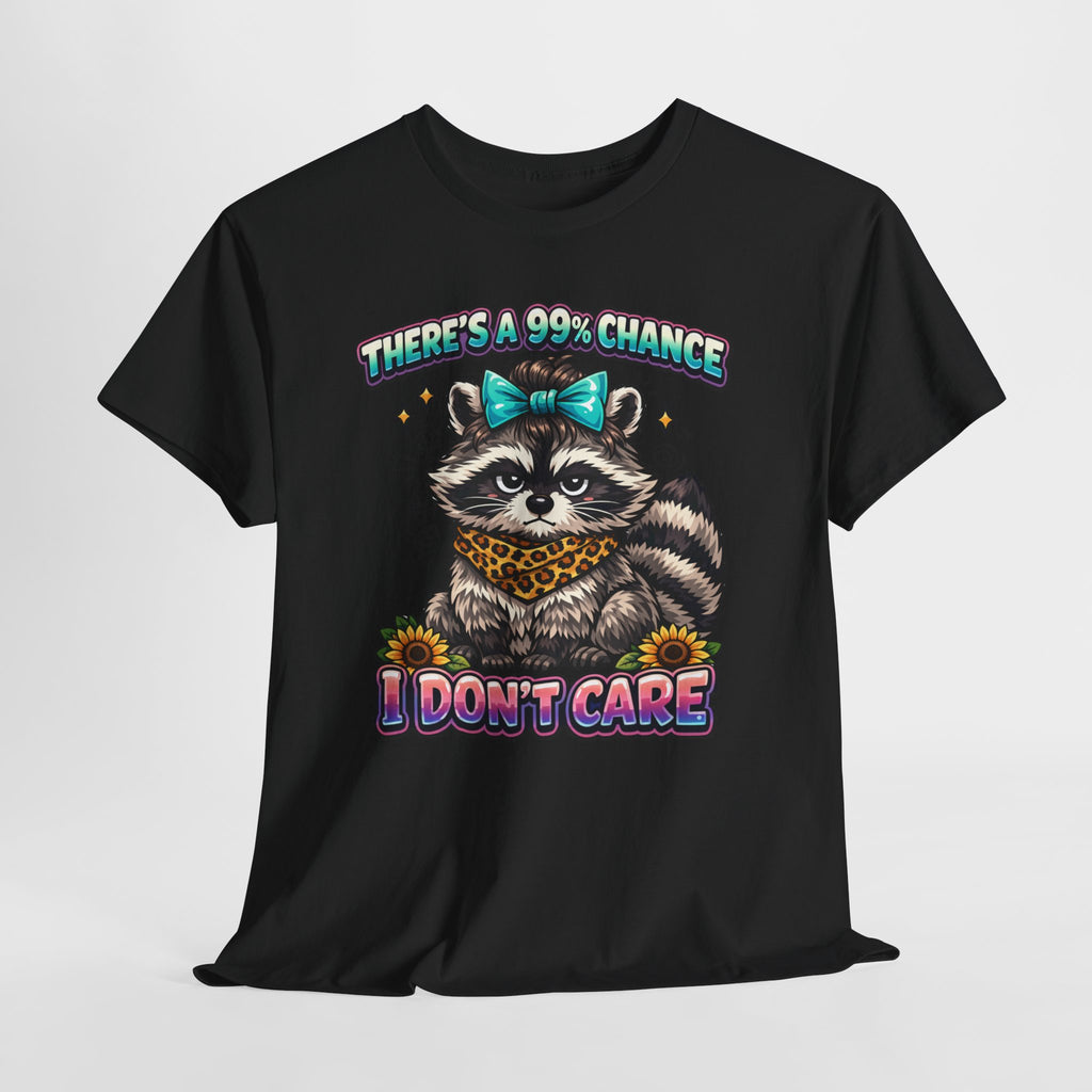 Raccoon 'There's a 99% Chance I Don't Care' Graphic Tee