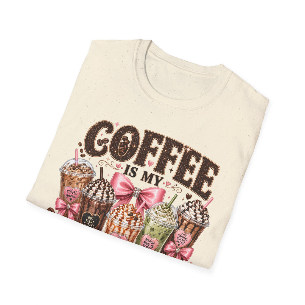 Coffee Is My Soul Food T-Shirt — Cute Dessert Latte Graphic Tee