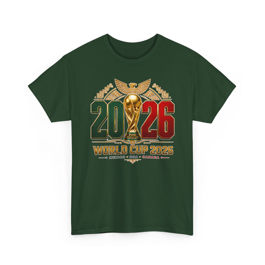 Mexican World Cup 2026 T-Shirt — Mexico USA Canada Soccer Trophy Design
