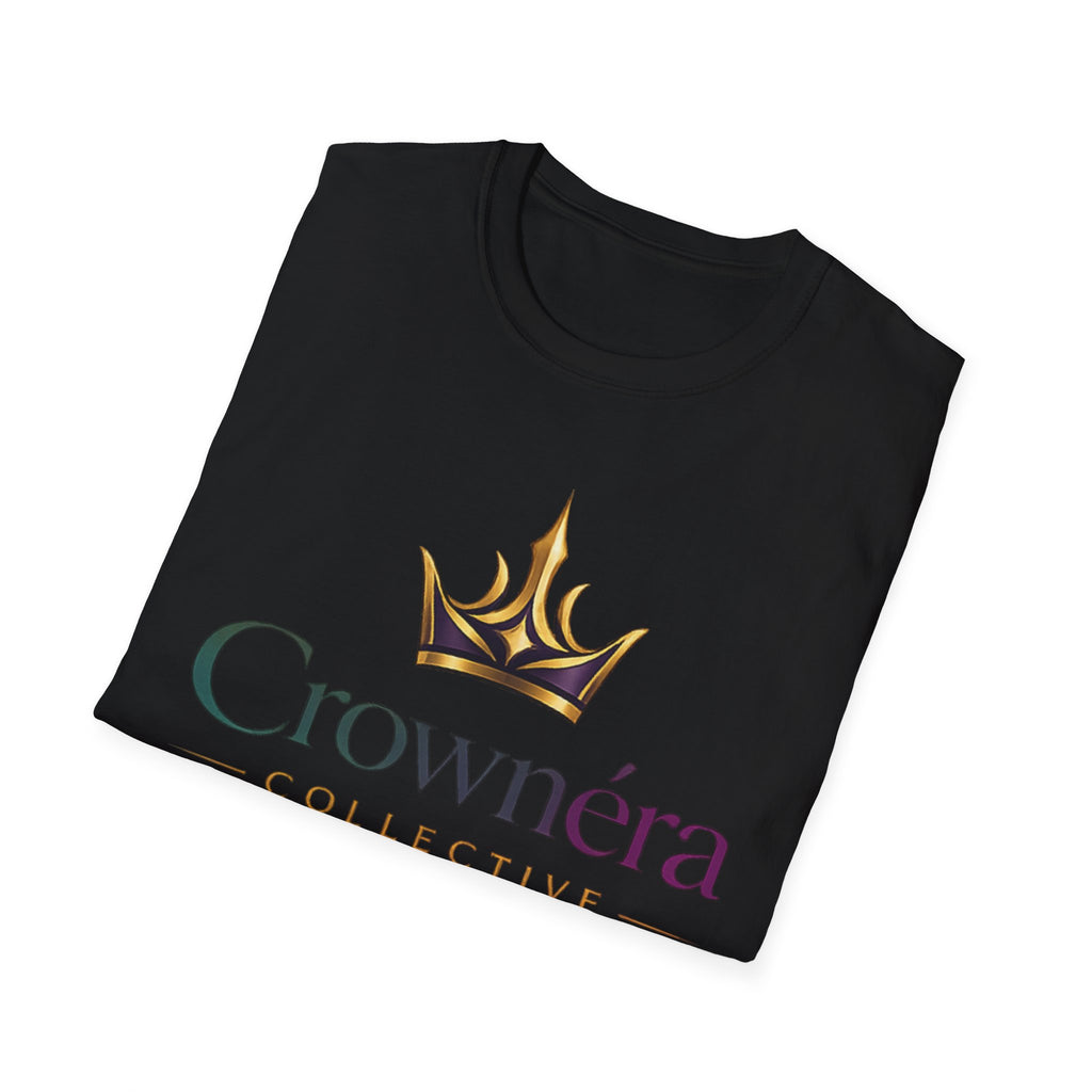 Crownéra Collective T-Shirt | Crown Logo Tee | “Crowned to Rise” Inspirational Shirt | Unisex Softstyle Graphic Tee