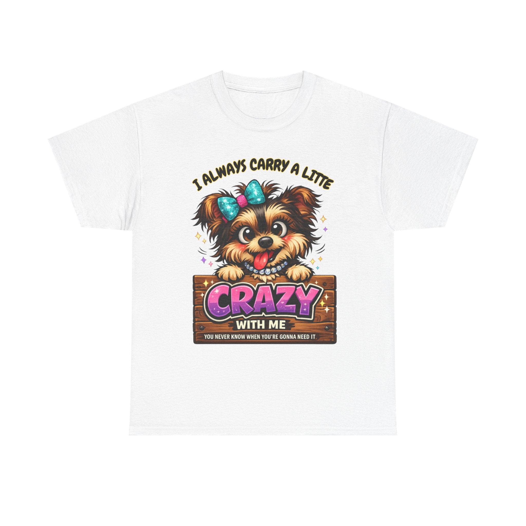 Funny Crazy Dog T-Shirt – Cute Chaos Shirt – Gift for Women Dog Lovers