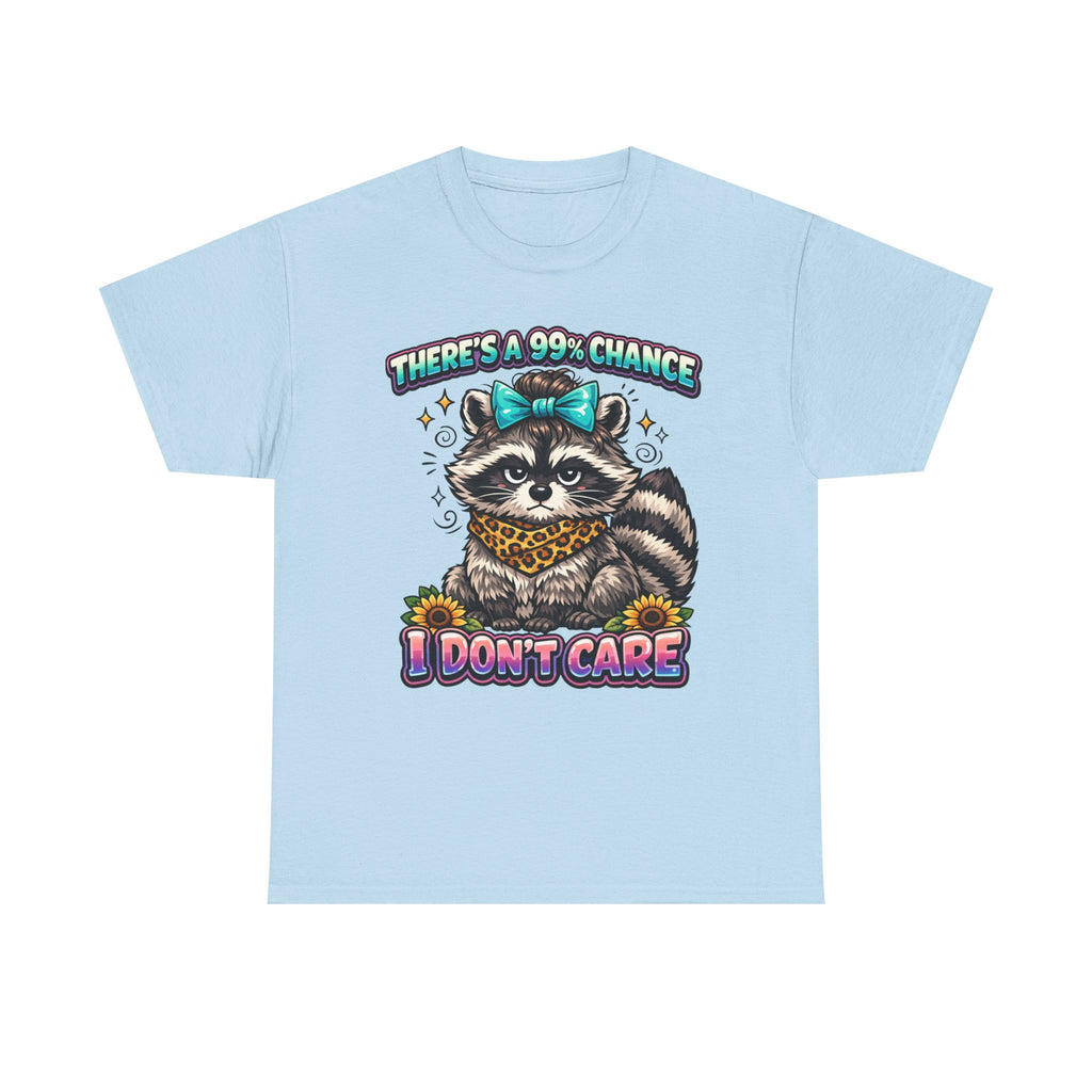 Raccoon 'There's a 99% Chance I Don't Care' Graphic Tee