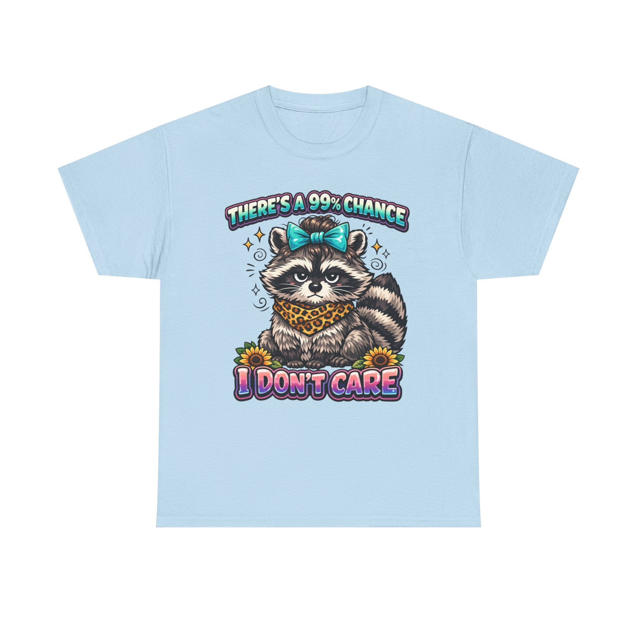 Raccoon 'There's a 99% Chance I Don't Care' Graphic Tee