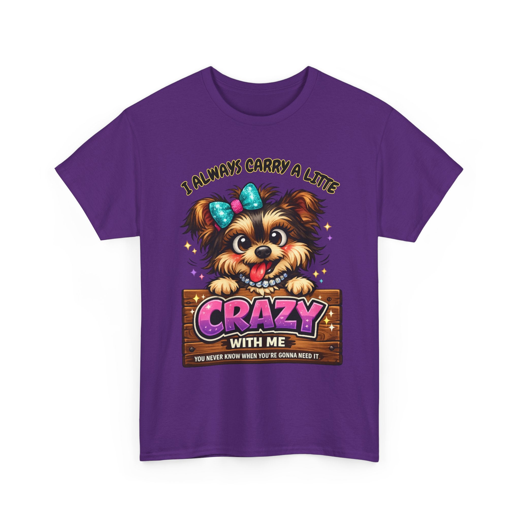 Funny Crazy Dog T-Shirt – Cute Chaos Shirt – Gift for Women Dog Lovers