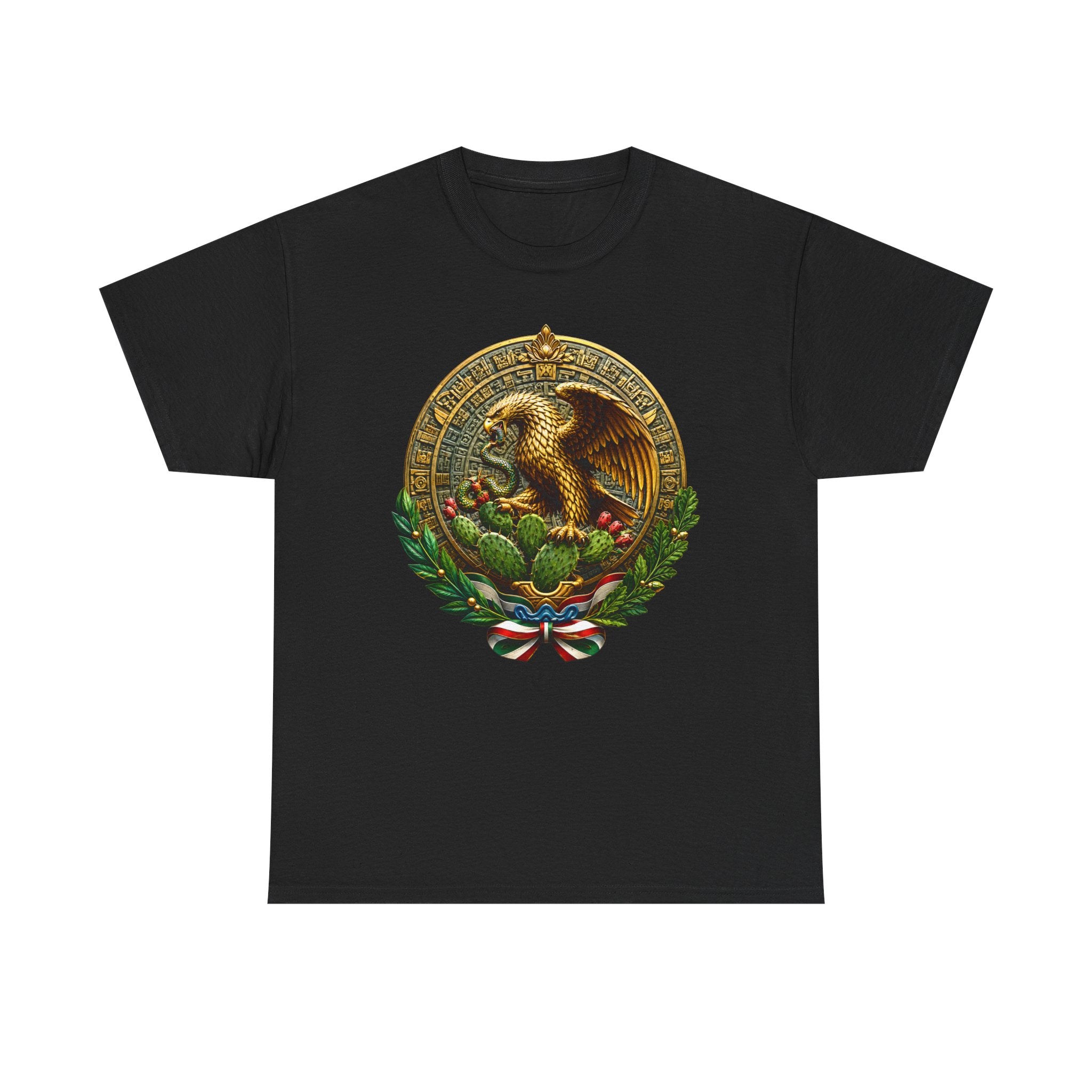 Mexican Eagle Crest T-Shirt — Vintage Mexican Coat of Arms Tee
