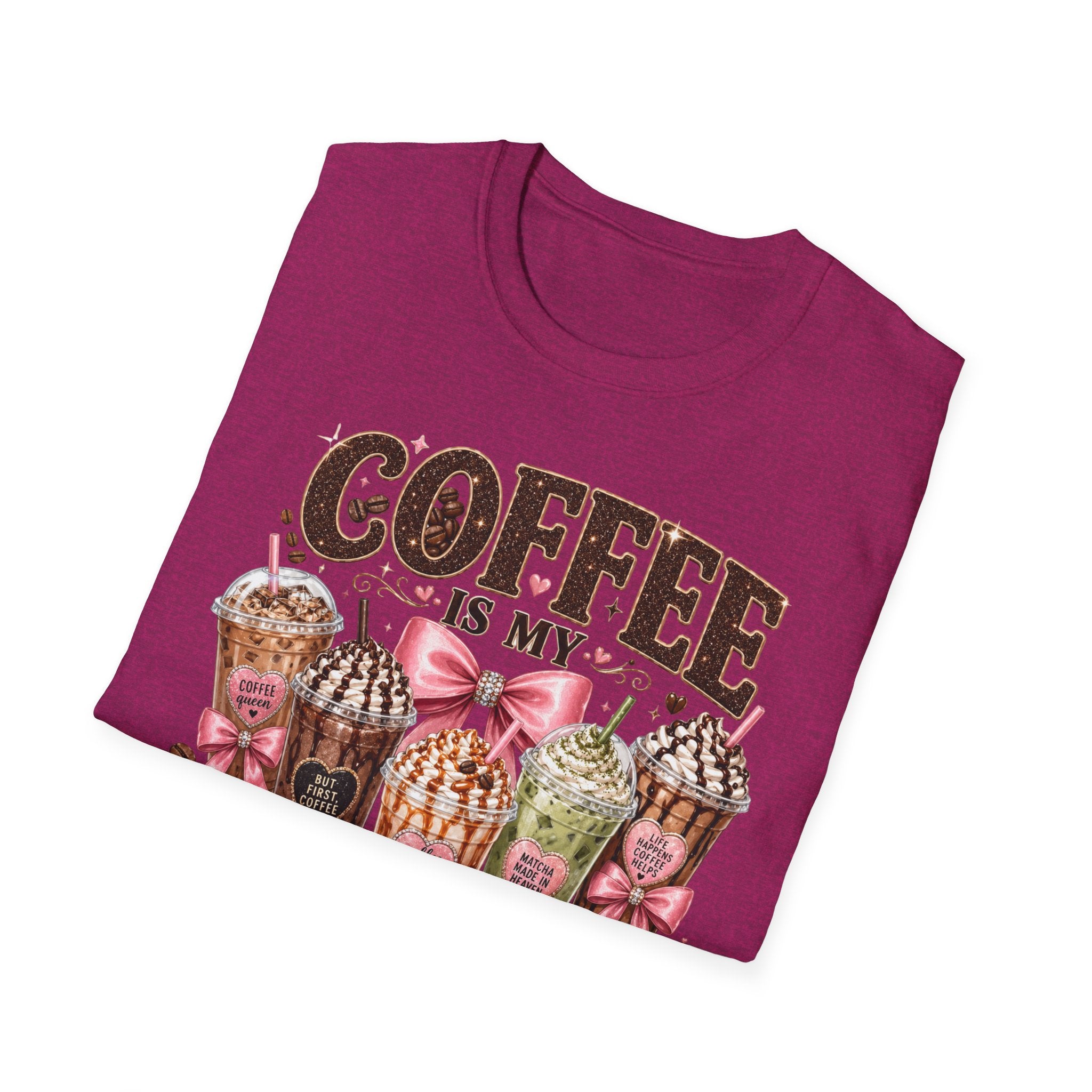 Coffee Is My Soul Food T-Shirt — Cute Dessert Latte Graphic Tee