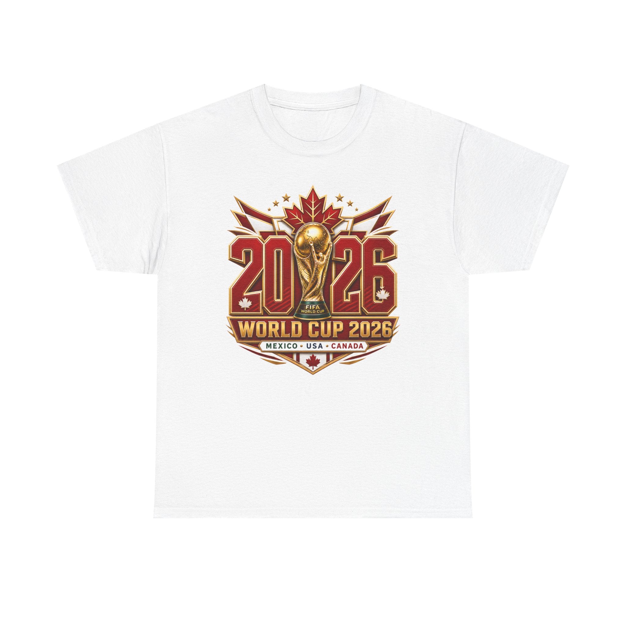 Canada 2026 World Cup T-Shirt – FIFA Trophy Design (Mexico • USA • Canada)