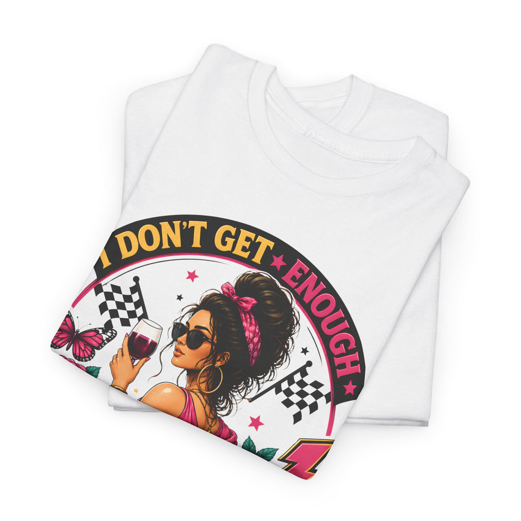 T-Shirt — "I Don’t Get Enough Credit for the Things I Manage" Retro Floral Graphic Tee