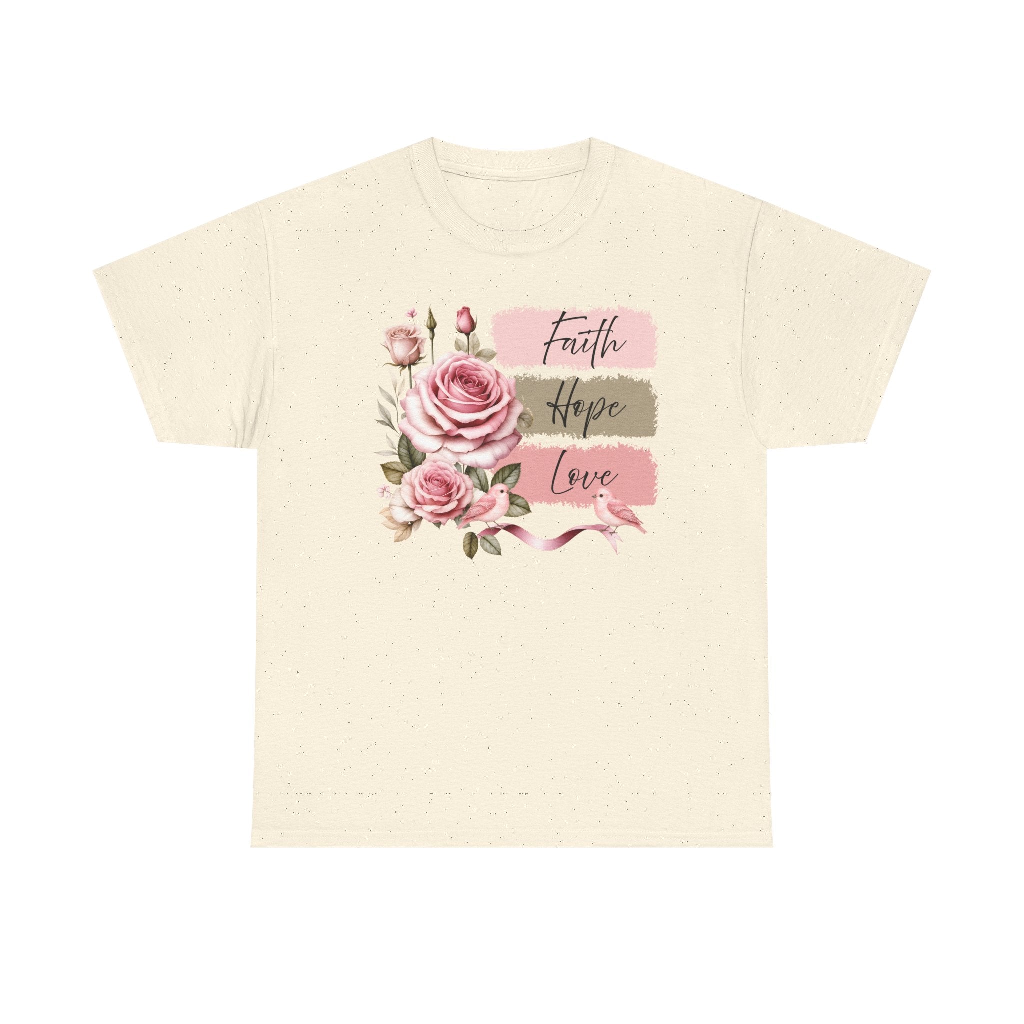 Faith Hope Love Floral T-Shirt