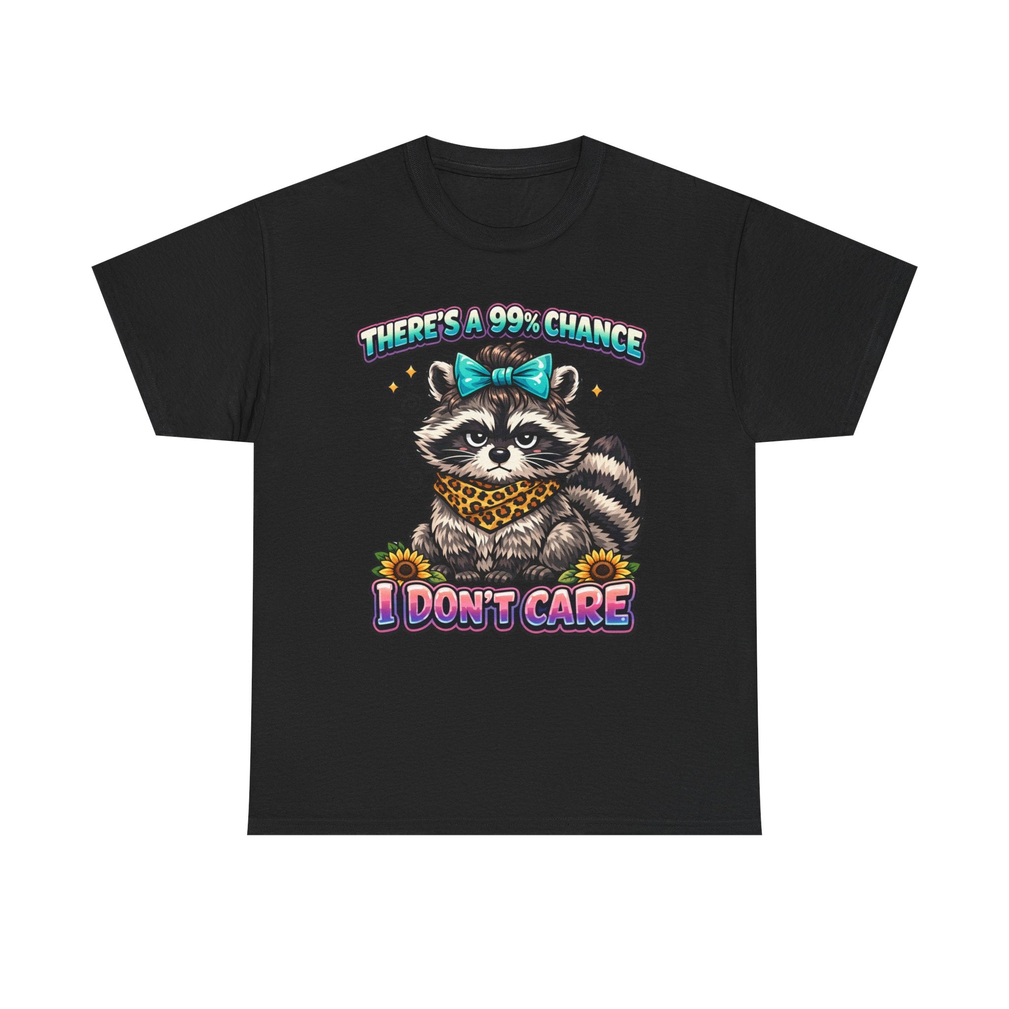 Raccoon 'There's a 99% Chance I Don't Care' Graphic Tee