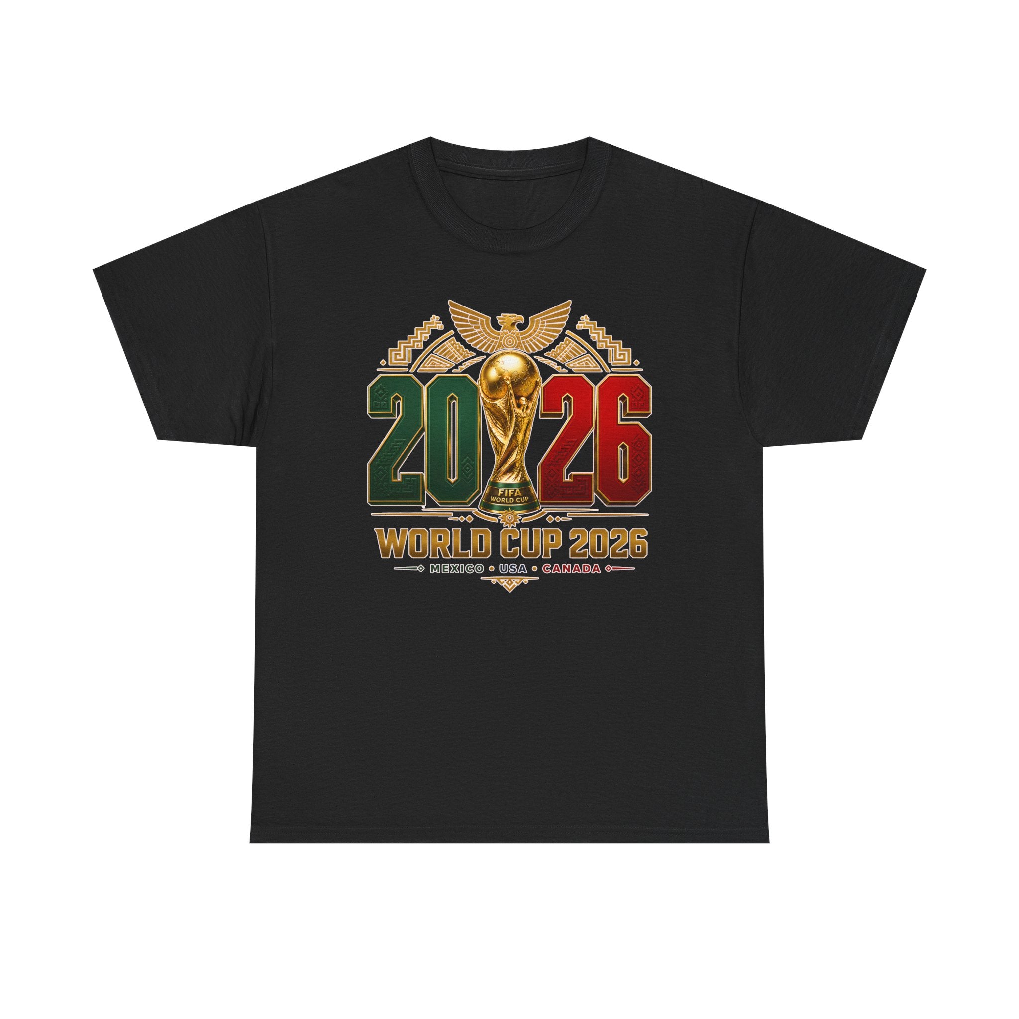 Mexican World Cup 2026 T-Shirt — Mexico USA Canada Soccer Trophy Design