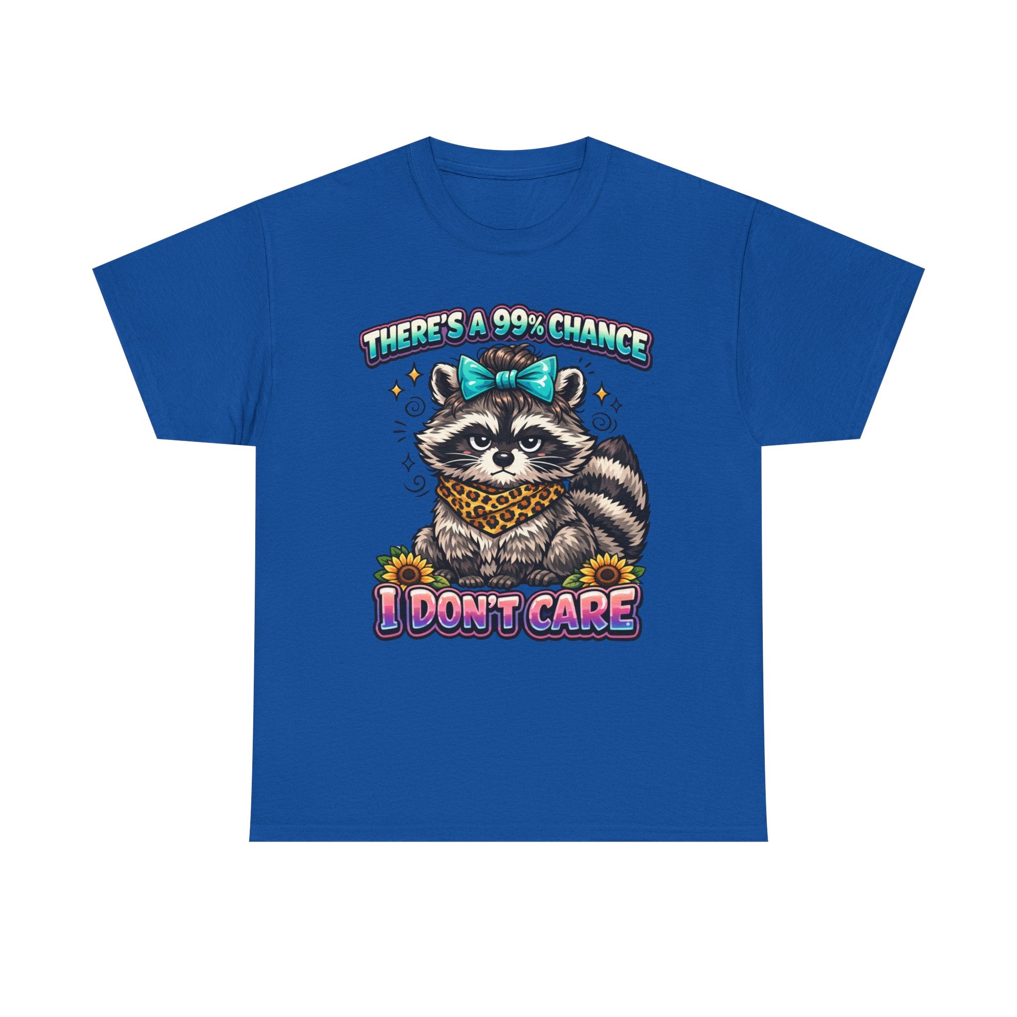 Raccoon 'There's a 99% Chance I Don't Care' Graphic Tee