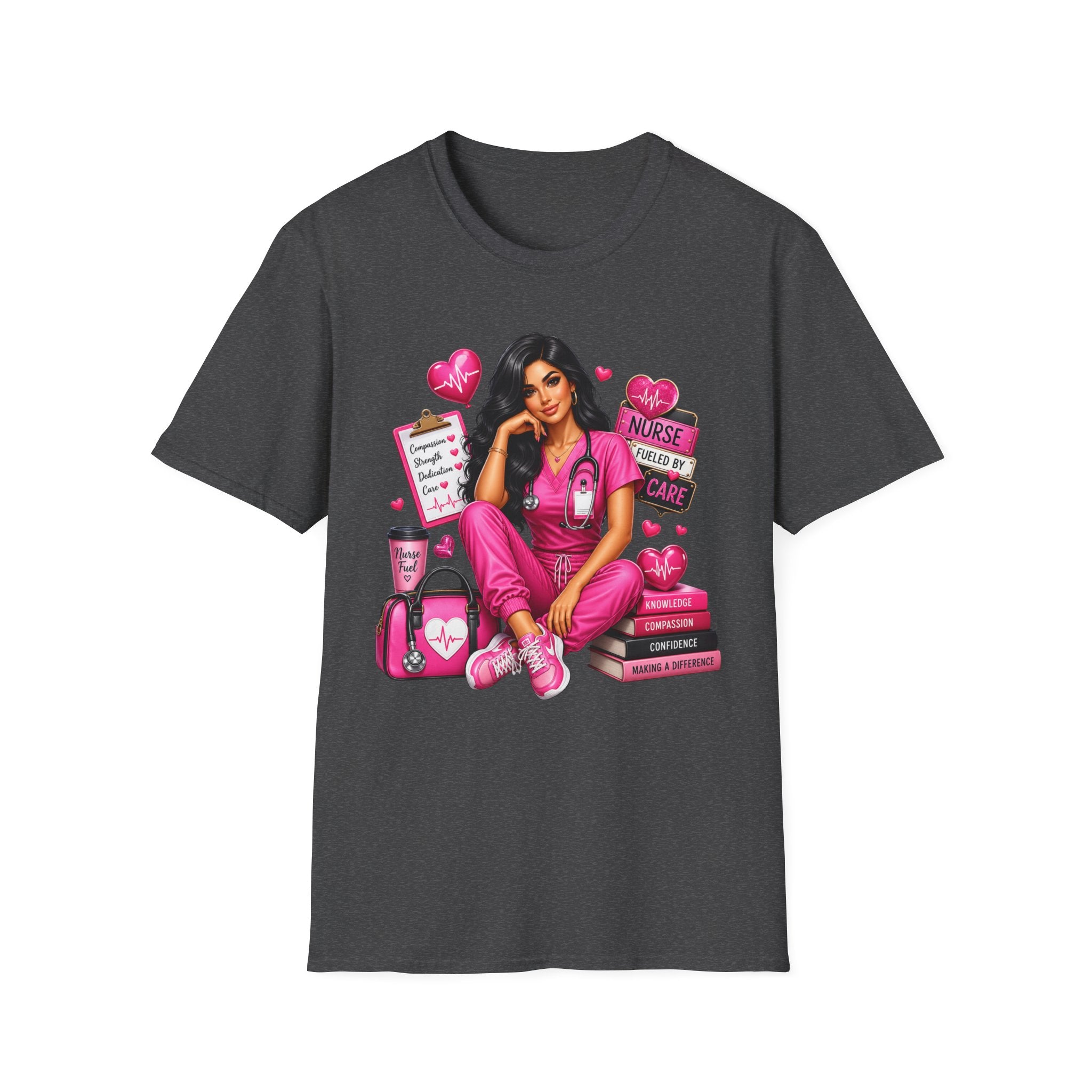Nurse Life Pink Scrubs T-Shirt — Cute Nurse Graphic Tee
