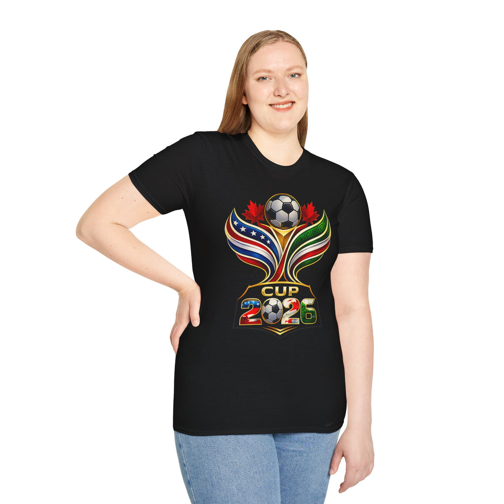 World Football 2026 T-Shirt | USA Mexico Canada Soccer Fan Shirt | North America Cup 2026 Tee | Limited Edition