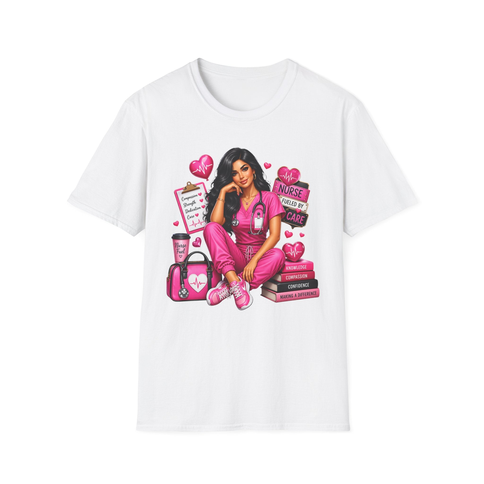 Nurse Life Pink Scrubs T-Shirt — Cute Nurse Graphic Tee